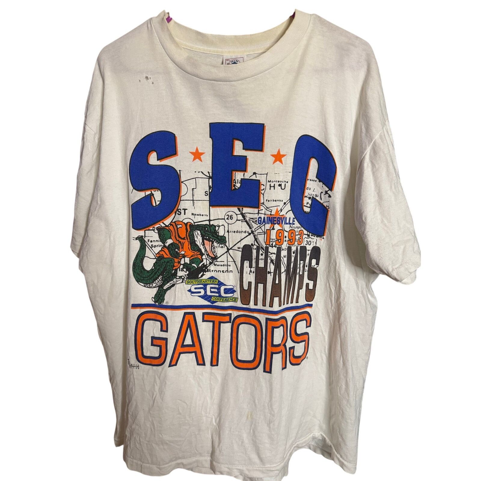 Delta Vintage Florida Gators Sectionals Tee Size US XL / EU 56 / 4 - 1 Thumbnail