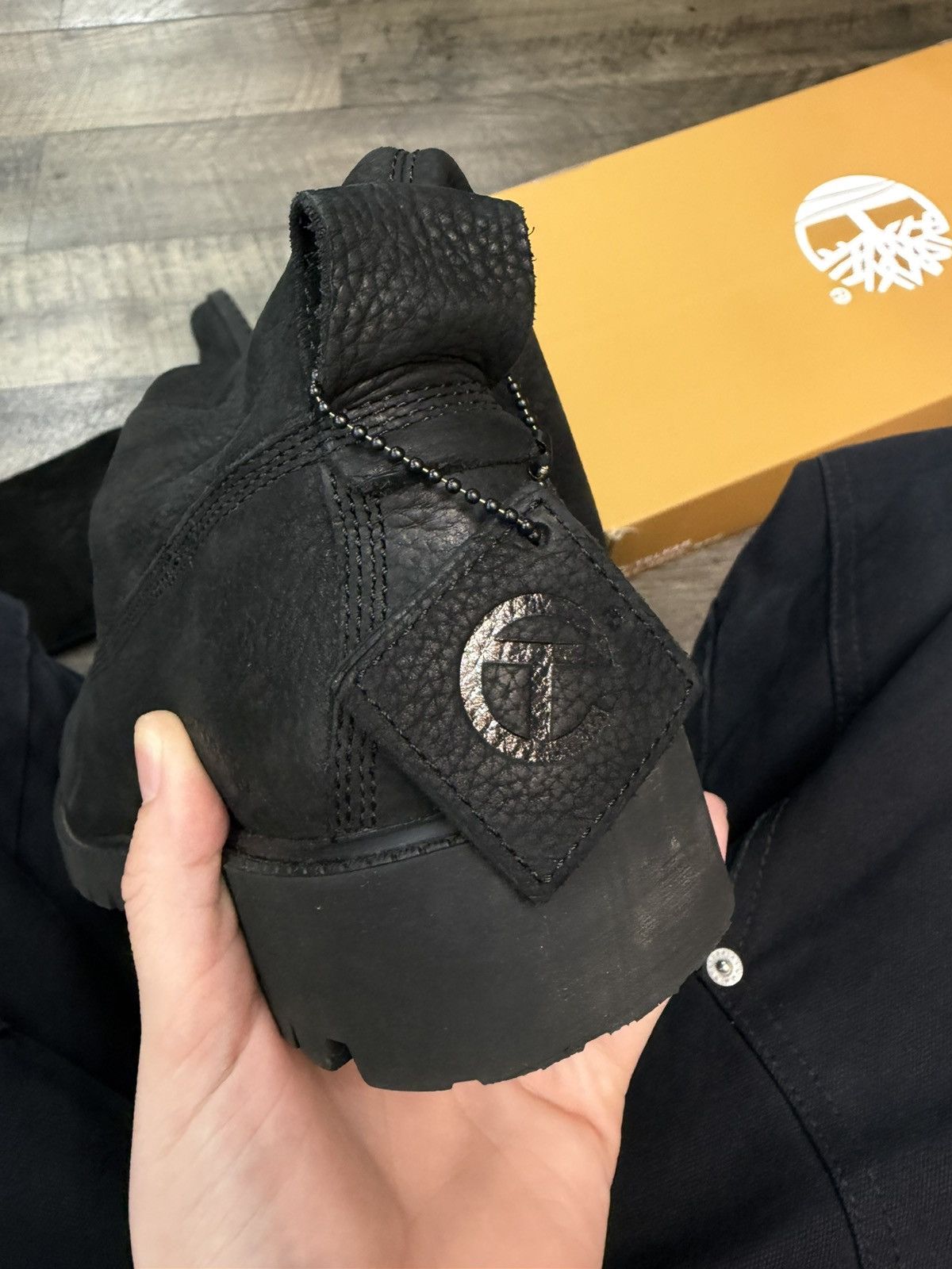 Telfar Timberland Tall Pull Up Boot Black Size US 9 / EU 42 - 8 Thumbnail