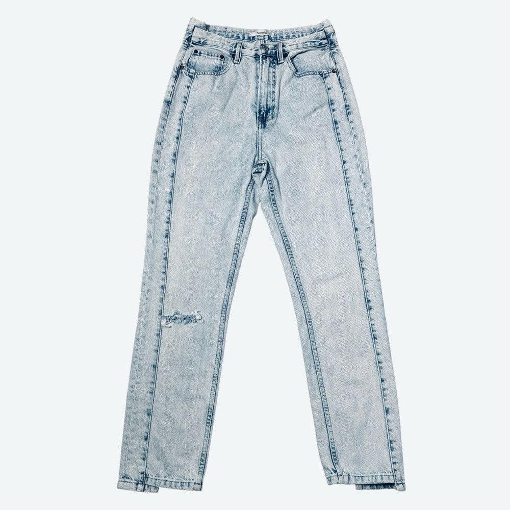 Other Aureta Sara Straight Leg Blue Dawn Jeans Size 27'' Size 27" / US 4 / IT 40 - 3 Thumbnail