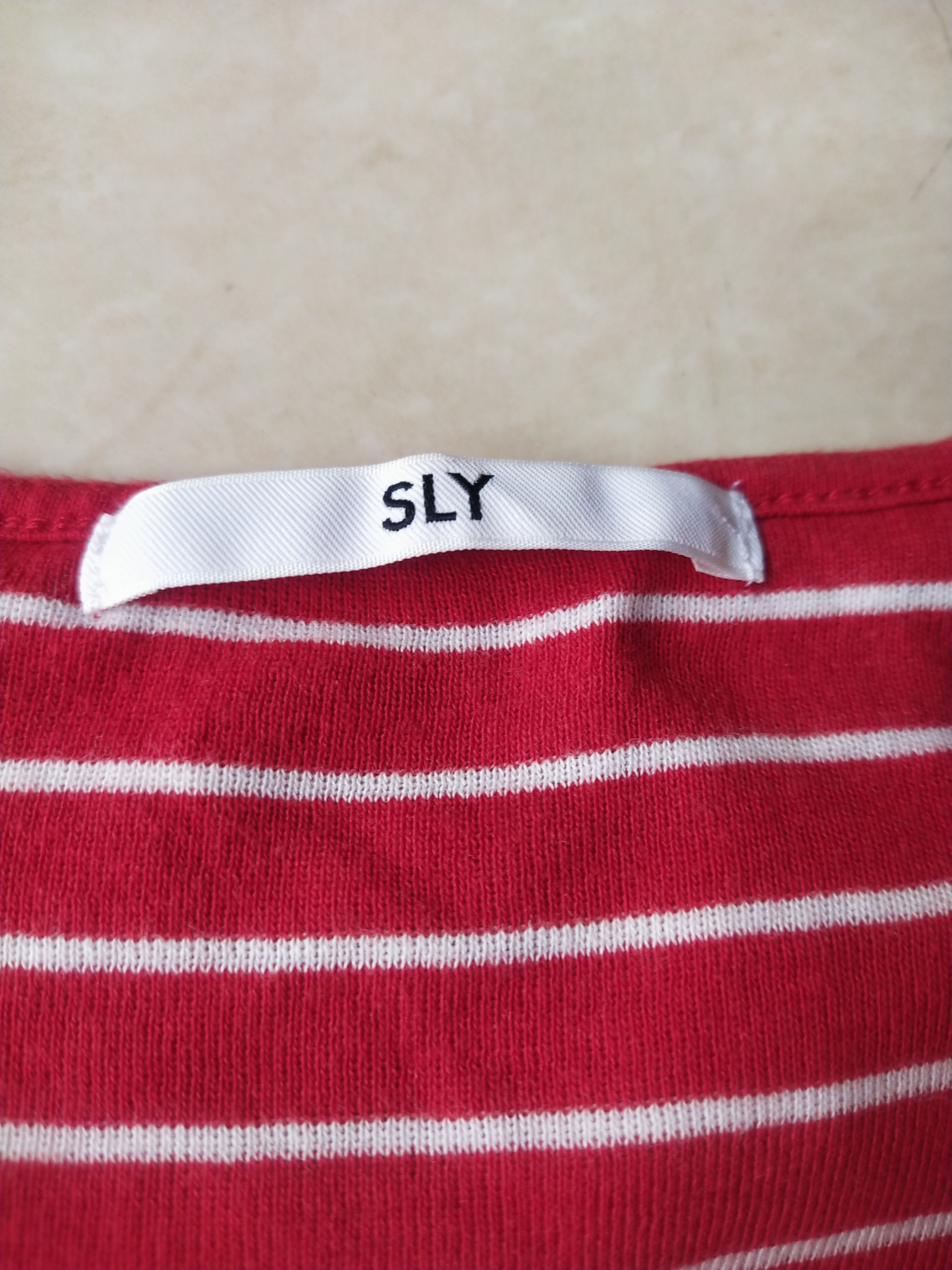 Hysteric Glamour SLY Japan Red Striped Ruffle Lace Up Coquette Top Size M / US 6-8 / IT 42-44 - 5 Thumbnail