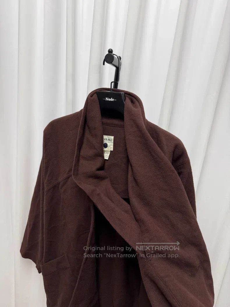 Issey Miyake Issey Miyake Scarf collar wool cardigan Size M / US 6-8 / IT 42-44 - 6 Thumbnail