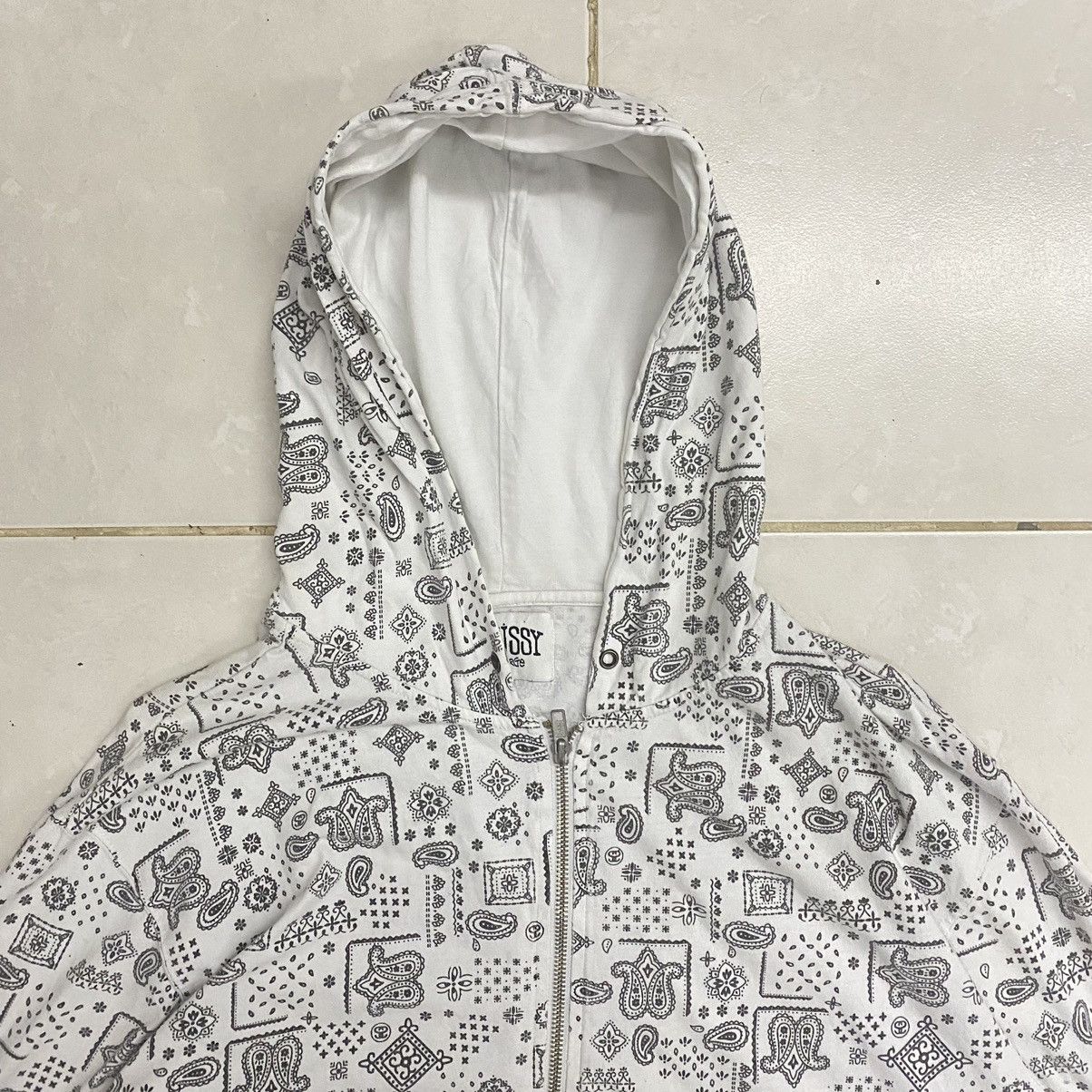 Stussy Stussy full print paisley zip up hoodie Size US XL / EU 56 / 4 - 6 Thumbnail