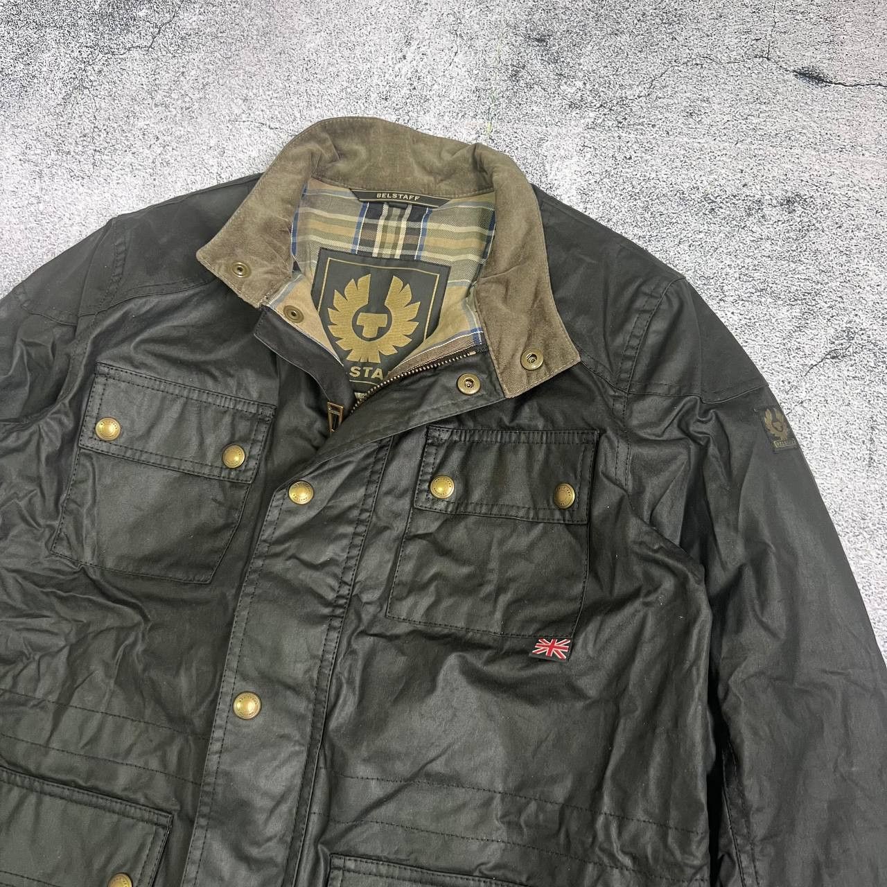 Belstaff Belstaff England Women's Waxed Cotton Jacket Brown Size 12 Size XL / US 12-14 / IT 48-50 - 3 Thumbnail