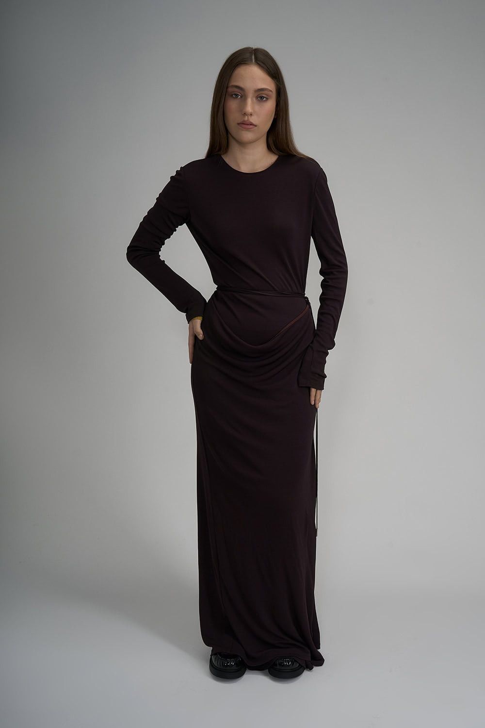 Fendi o1loc1c0426 Dress in Dark Purple Size M / US 6-8 / IT 42-44 - 1 Thumbnail