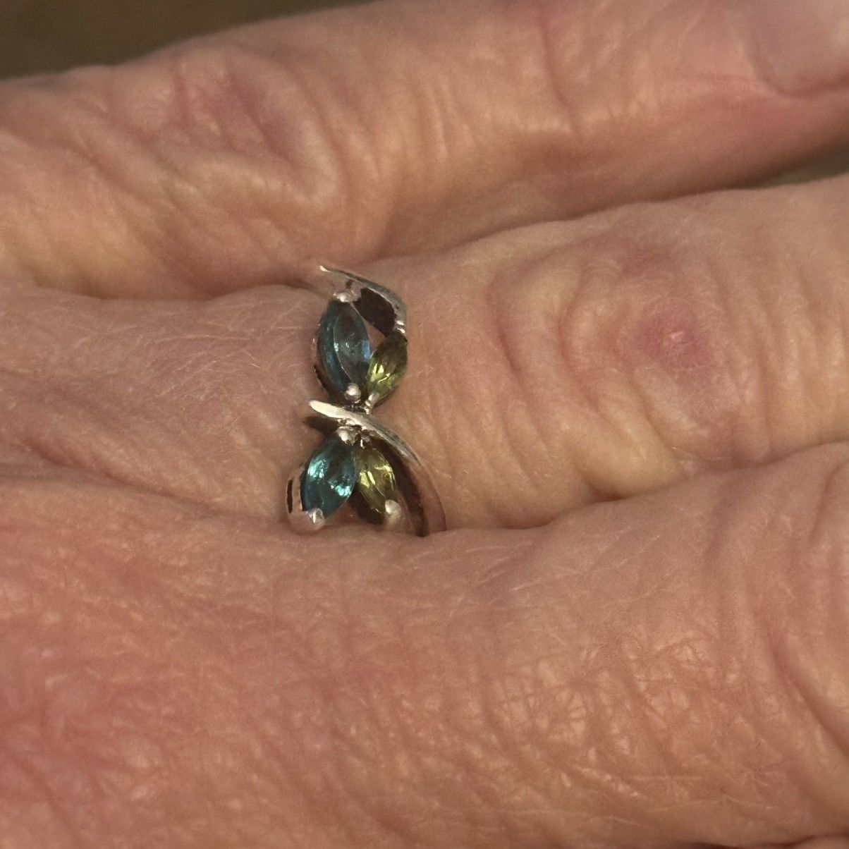Other 925 silver gemstone butterfly ring Size ONE SIZE - 5 Thumbnail