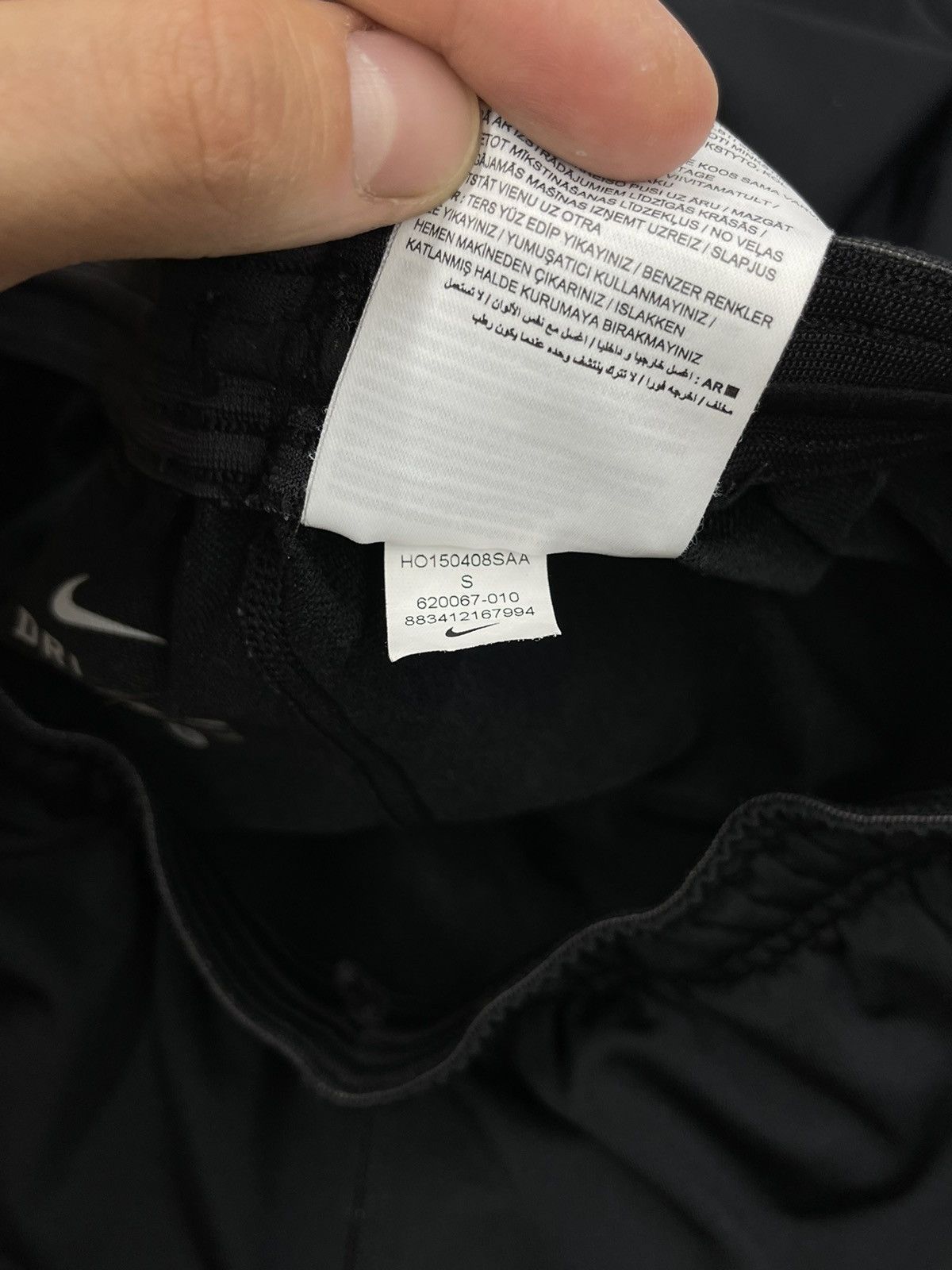 Nike Mens Nike Dri Fit Running Black Sweatpants Drill Y2K ACG TN Size US 30 / EU 46 - 8 Thumbnail