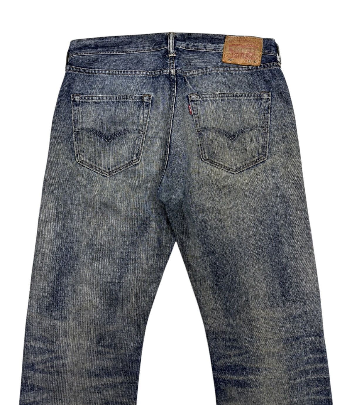 If Six Was Nine × Le Grande Bleu (L.G.B.) × Levi's 🔥VINTAGE LEVIS 501 NICE FADED DISTRESSED DENIM JEANS Size US 34 / EU 50 - 6 Thumbnail