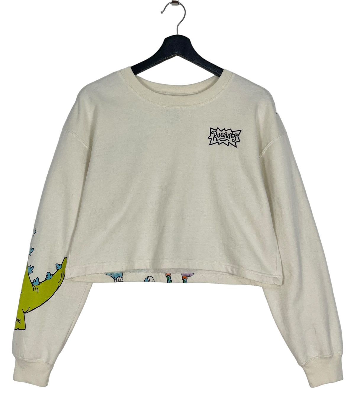 Cartoon Network × Nickelodeon Full print Rugrats Anime Crop Sweatshirt Size M / US 6-8 / IT 42-44 - 2 Thumbnail