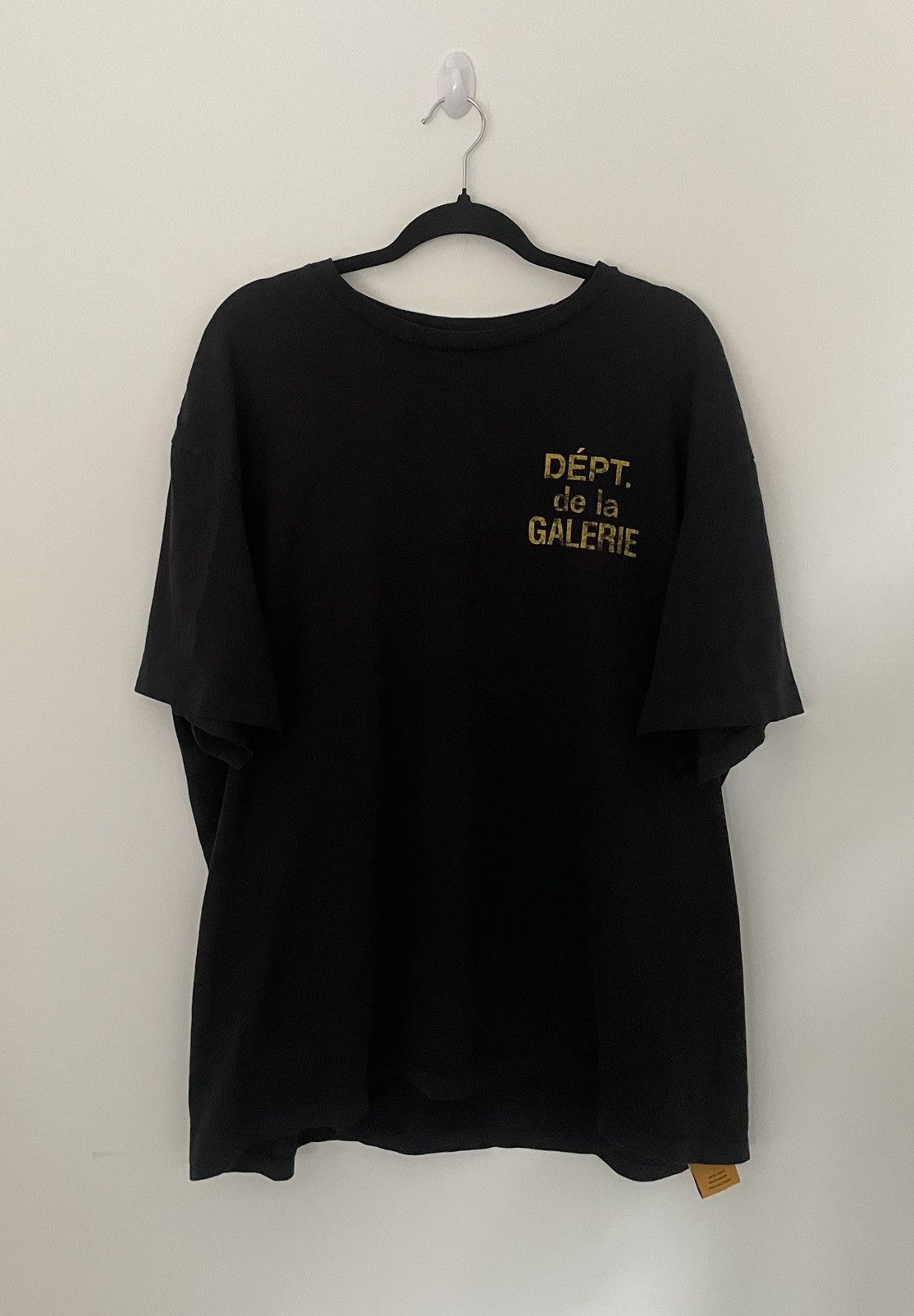 Gallery Dept. Gallery Dept “dept de la Galerie” Logo T-Shirt / Navy ...