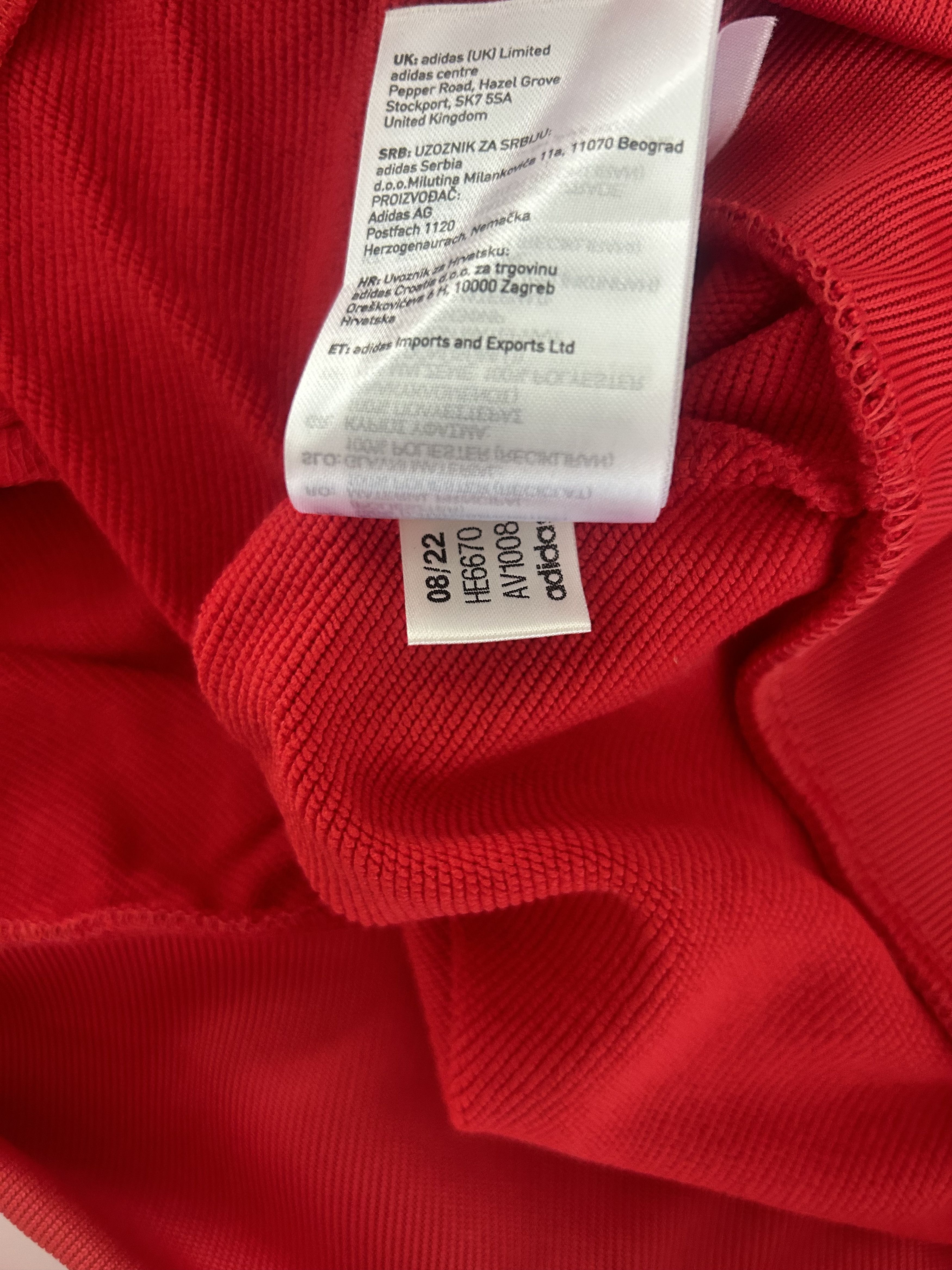 Adidas MUFC DNA TT Jacket Size US XXL / EU 58 / 5 - 7 Thumbnail