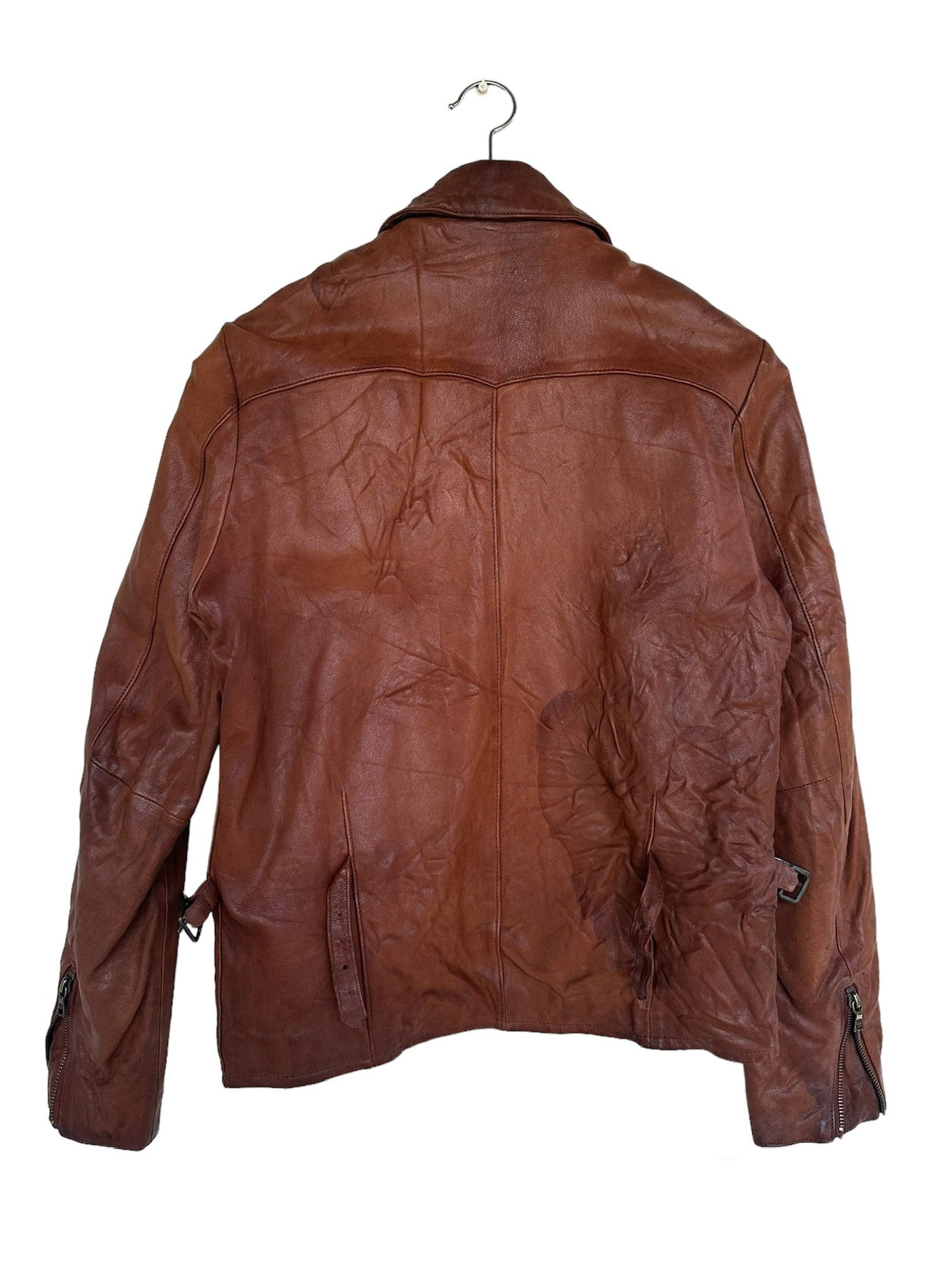 Hysteric Glamour Hysteric Glamour Patina Leather Jacket Waiting For The Sun Size US S / EU 44-46 / 1 - 4 Thumbnail