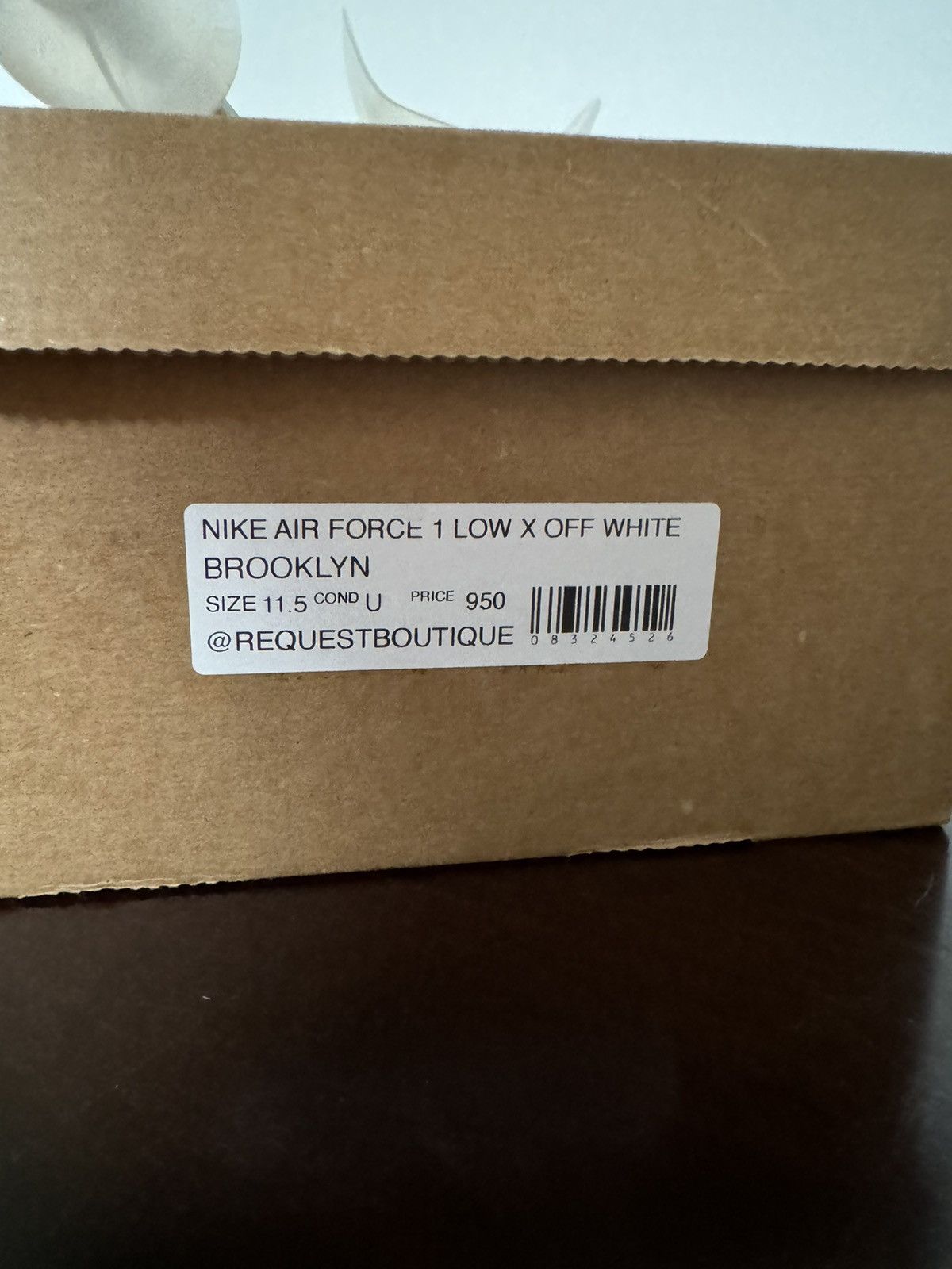 Nike × Off-White × Virgil Abloh Off-White Nike Air Force 1 Low “Brooklyn” Size 11.5 Size US 11.5 / EU 44-45 - 12 Thumbnail