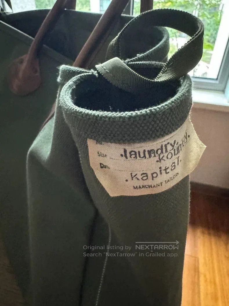 Kapital Kapital Canvas smiling face bag. Size ONE SIZE - 2 Thumbnail