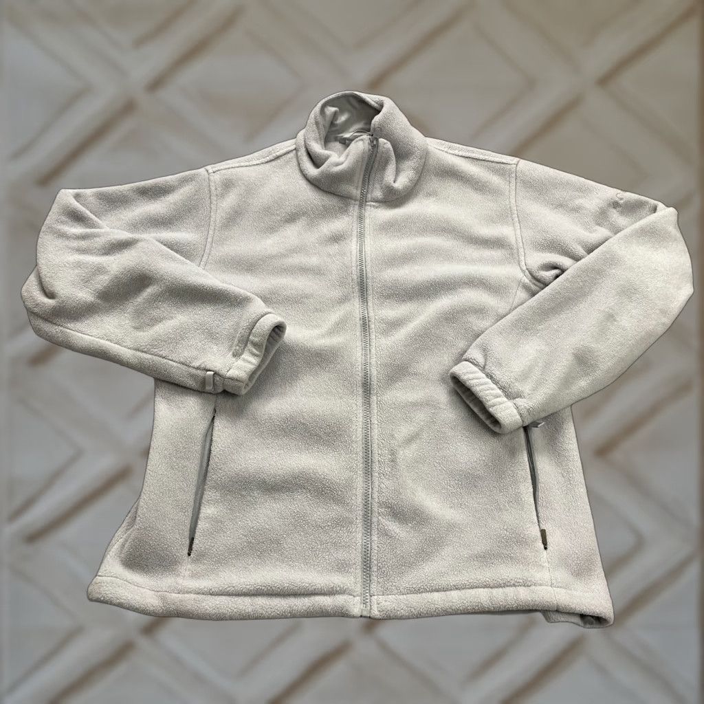 Vintage Columbia XCO Core Interchange Full Zip Fleece Jacket Womens Large Gray Outdoor Size L / US 10 / IT 46 - 1 Thumbnail