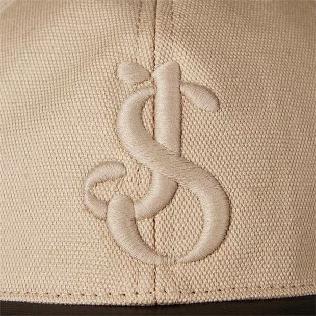 Jil Sander o1g2r1mq1024 Size: M / Logo Cap in Beige & Black Size ONE SIZE - 3 Thumbnail