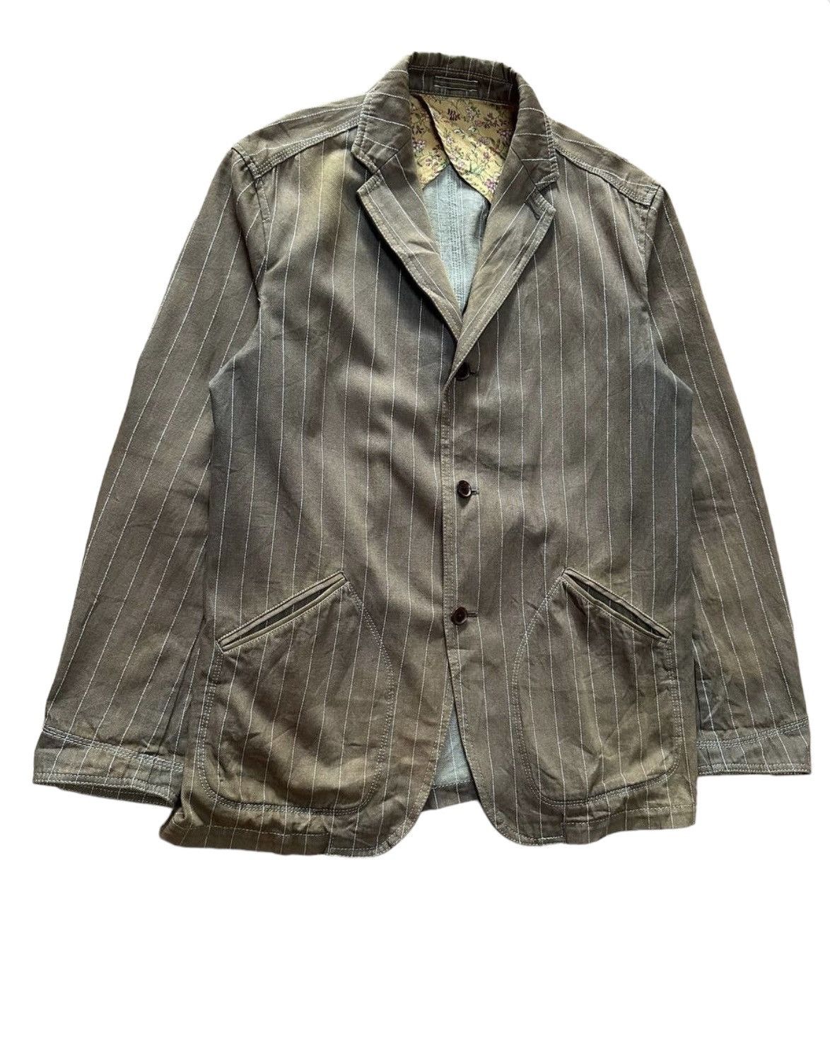 Alexander Julian Alexander Julian Stripes Blazer Size US M / EU 48-50 / 2 - 7 Thumbnail