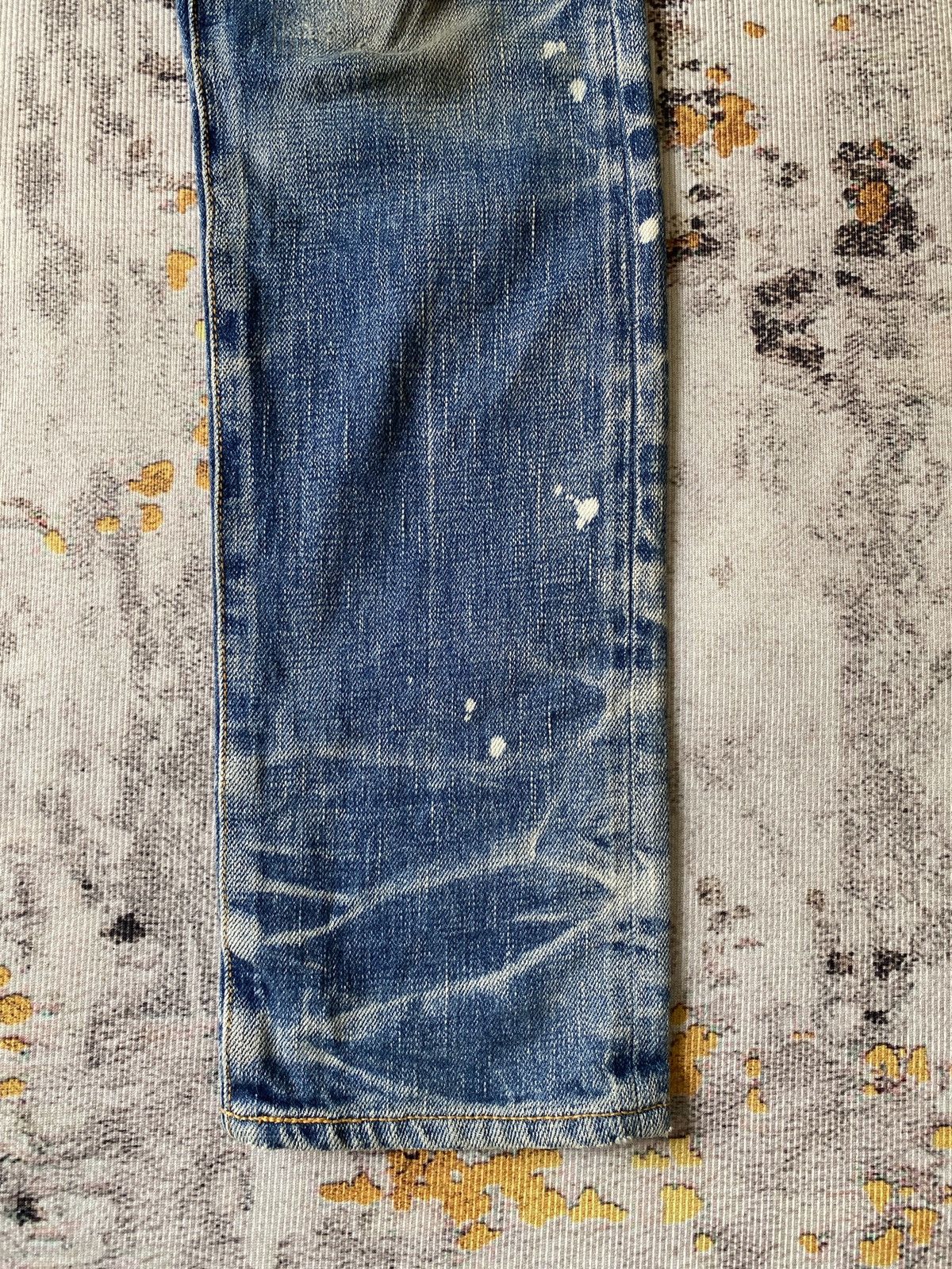 Japanese Brand Double Standard Clothing Japan Distressed Honeycomb Selvedge Size US 30 / EU 46 - 5 Thumbnail