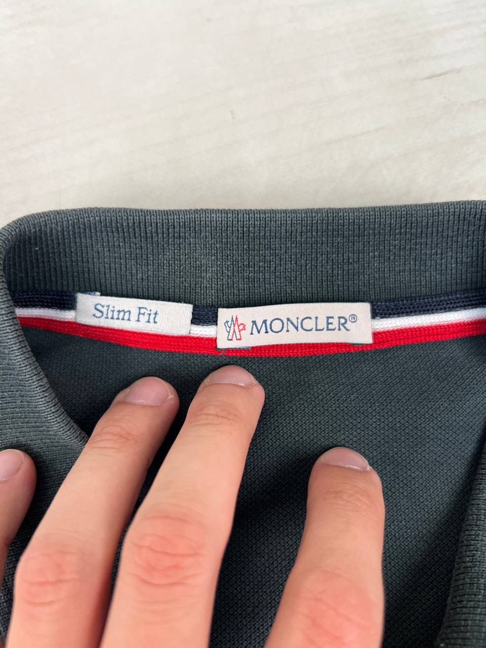 Moncler Moncler Maglia Polo Manica Lunga Shirt Long Sleeve Logo Size US XL / EU 56 / 4 - 8 Thumbnail
