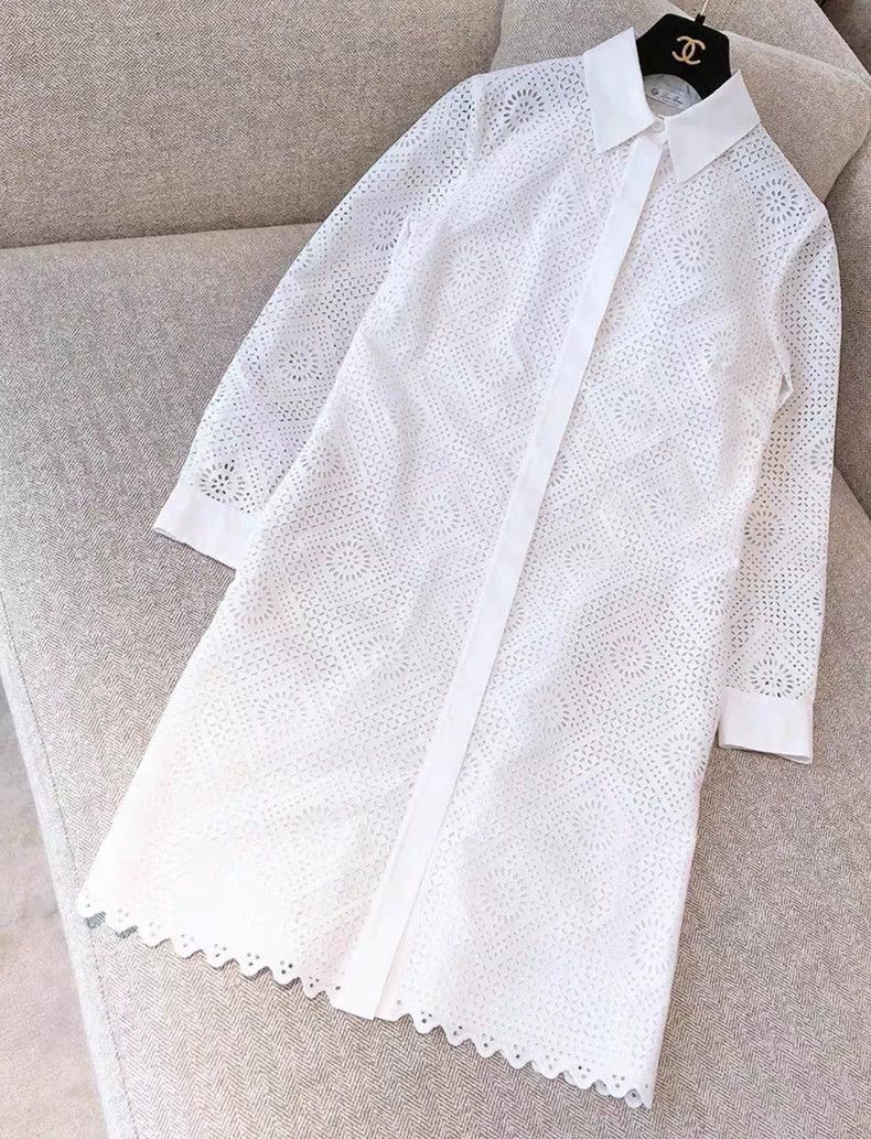 Loro Piana LORO PIANA A lace dress Size XS / US 0-2 / IT 36-38 - 3 Thumbnail