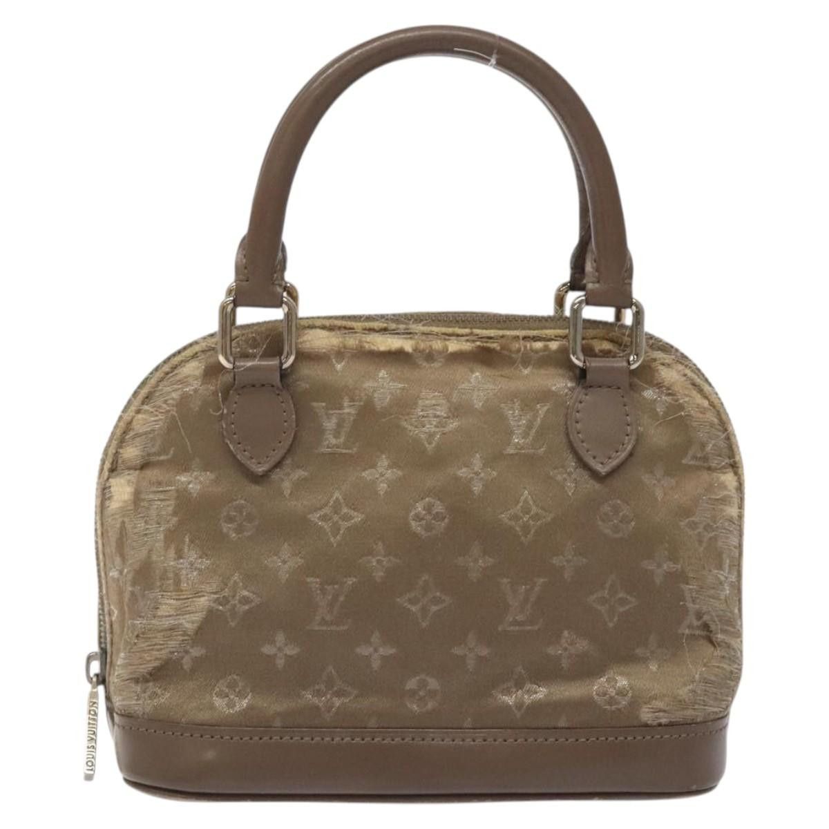 Louis Vuitton LOUIS VUITTON Monogram Satin Little Alma Hand Bag Gray Size ONE SIZE - 2 Thumbnail
