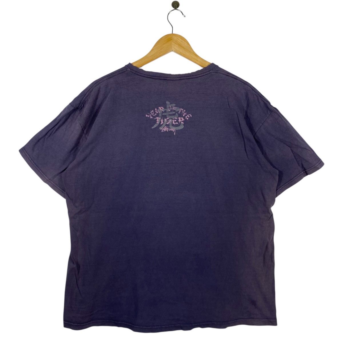 Stussy Vintage 00's STUSSY Year Of The Tiger Distressed Faded Tee Size US L / EU 52-54 / 3 - 5 Thumbnail