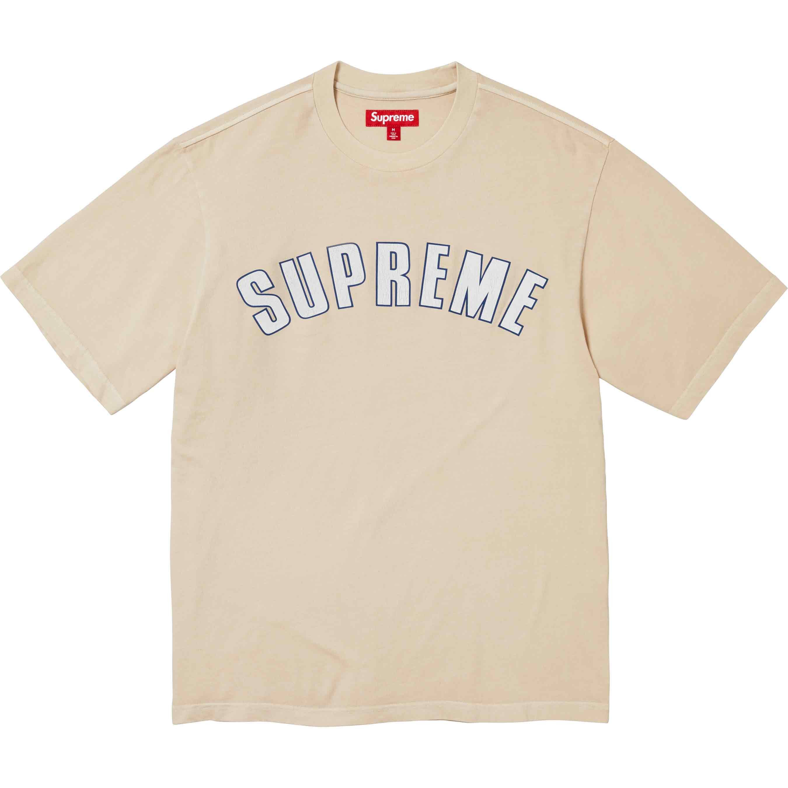 image of Supreme Cracked Arc S/s Top in Tan, Men's (Size Small)