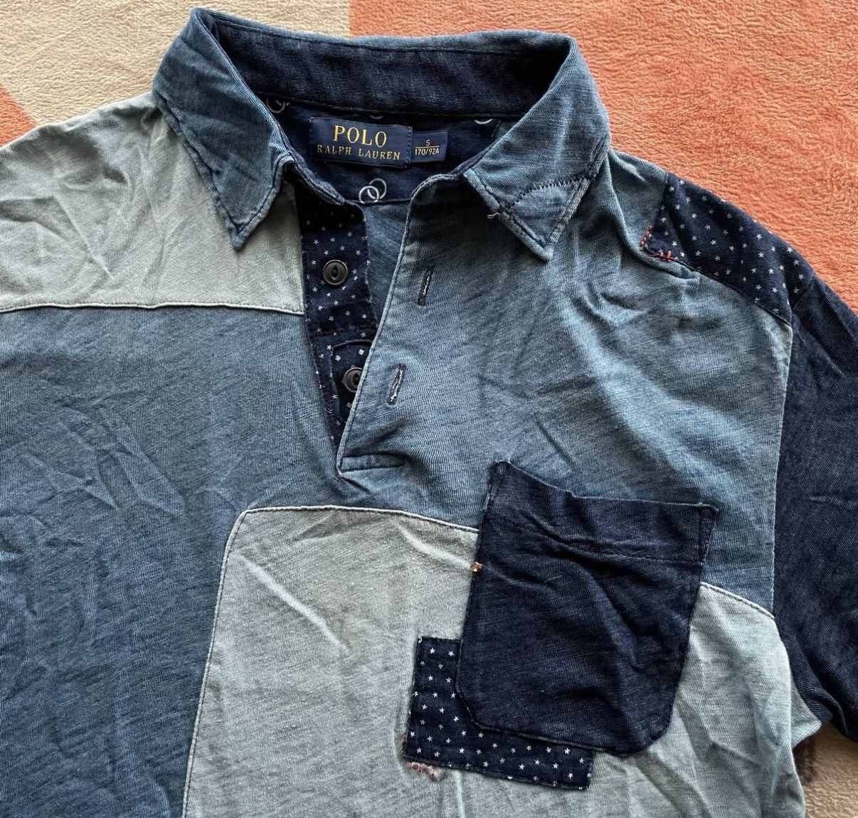 Polo Ralph Lauren Ralph Lauren Polo RL Patchwork Short Sleeve T-shirt K22 Size US S / EU 44-46 / 1 - 4 Thumbnail