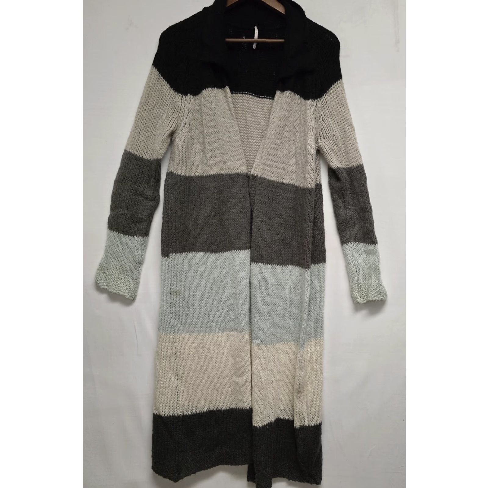 Free People Free People Over The Rainbow Cardigan Duster Sweater Women Size Small Blue Italy Multicolor Rainbow Cardigan Womens Colorful 90s? Size S / US 4 / IT 40 - 5 Thumbnail