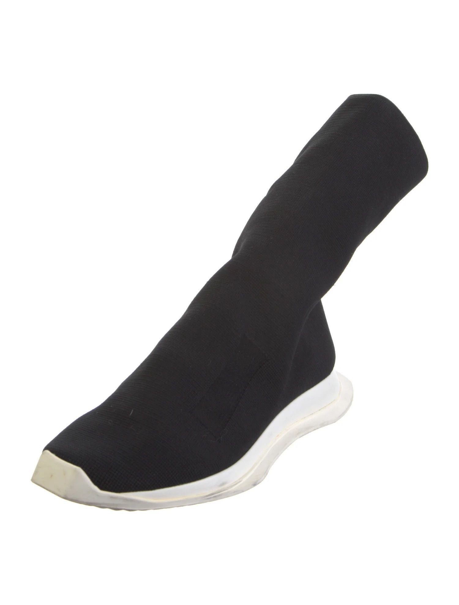 Rick Owens Black Oblique Stretch Sock Runner Sneakers Rick Owens