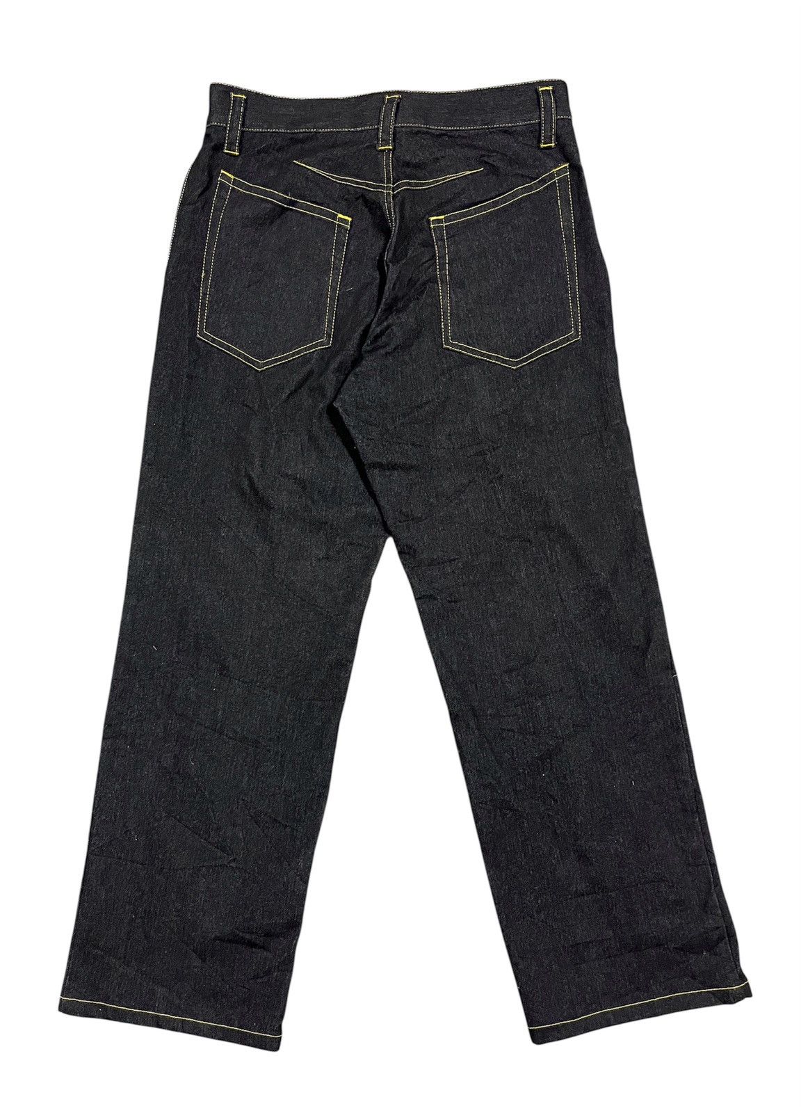 Yohji Yamamoto A.A.R YOHJI DESIGN STUDIO DENIM STRECH Size US 31 - 6 Thumbnail
