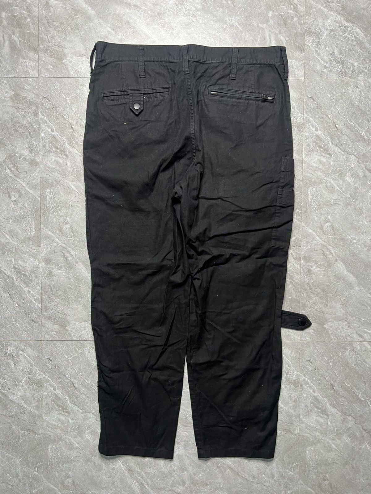 Y-3 Adidas x Y-3 Utility Single Cargo Pocket Pants Size US 30 / EU 46 - 2 Thumbnail