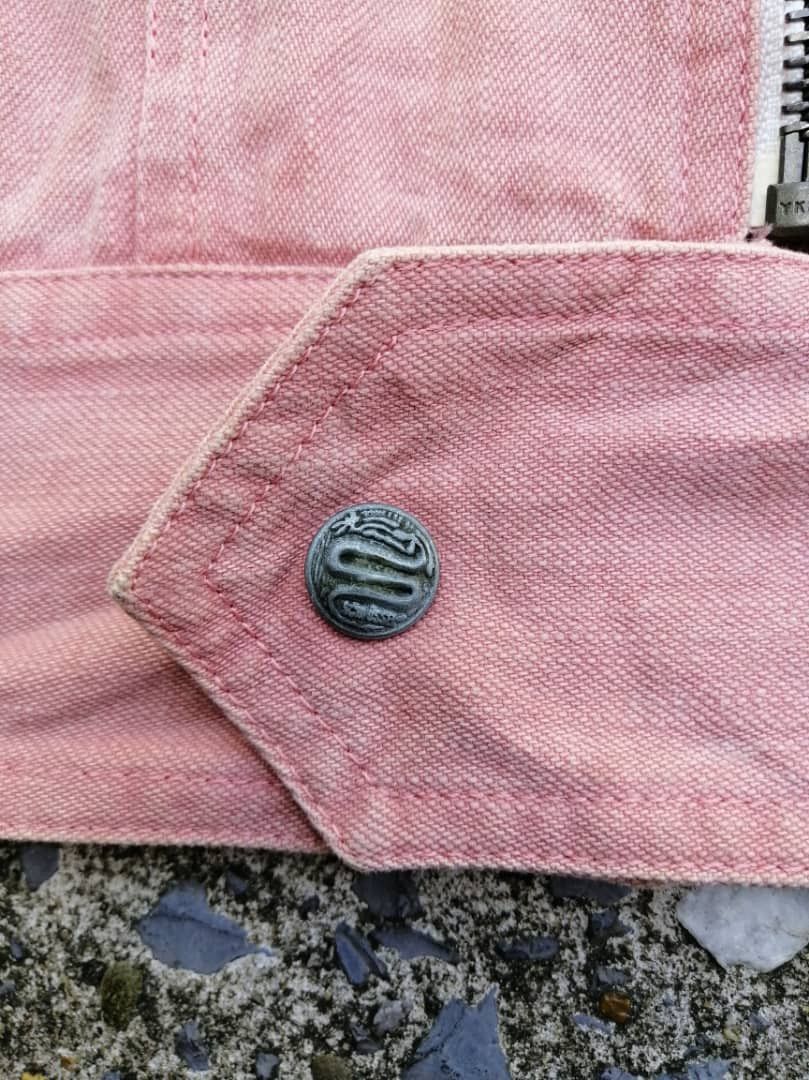 Schlussel Schlussel Made In Japan Nice Design Pink Denim Jacket Size M / US 6-8 / IT 42-44 - 7 Thumbnail