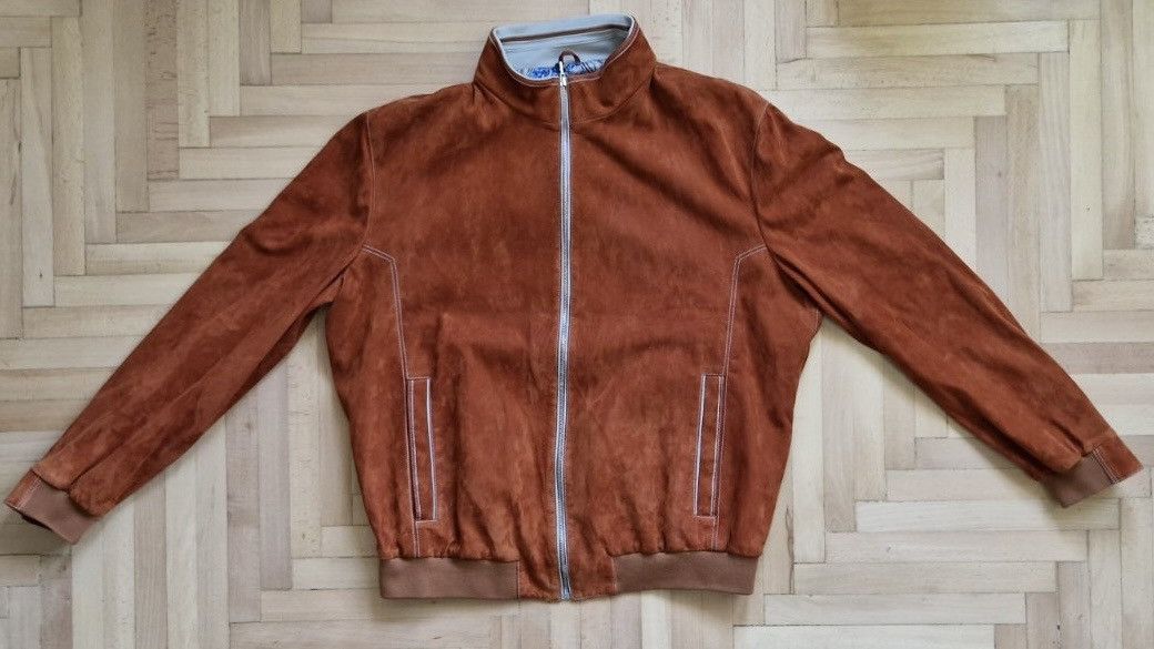 Other Latini Firenze Italian Leather Jacket Size US XXL / EU 58 / 5 - 4 Thumbnail