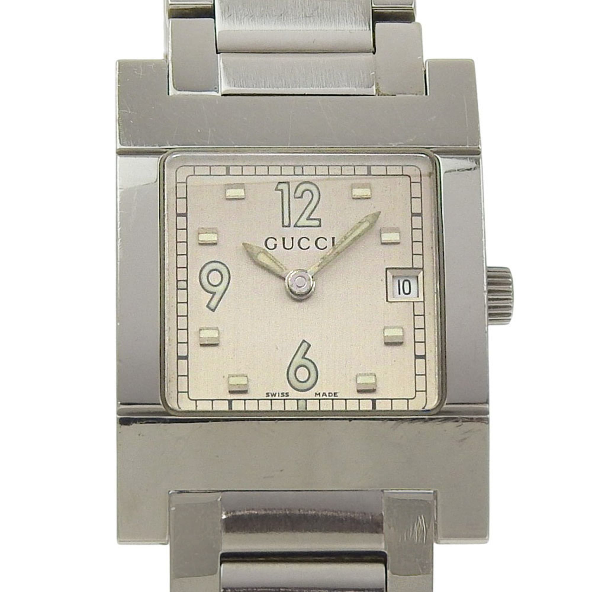 Gucci Gucci watch 7700L stainless steel quartz analog silver dial women's Size ONE SIZE - 1 Thumbnail