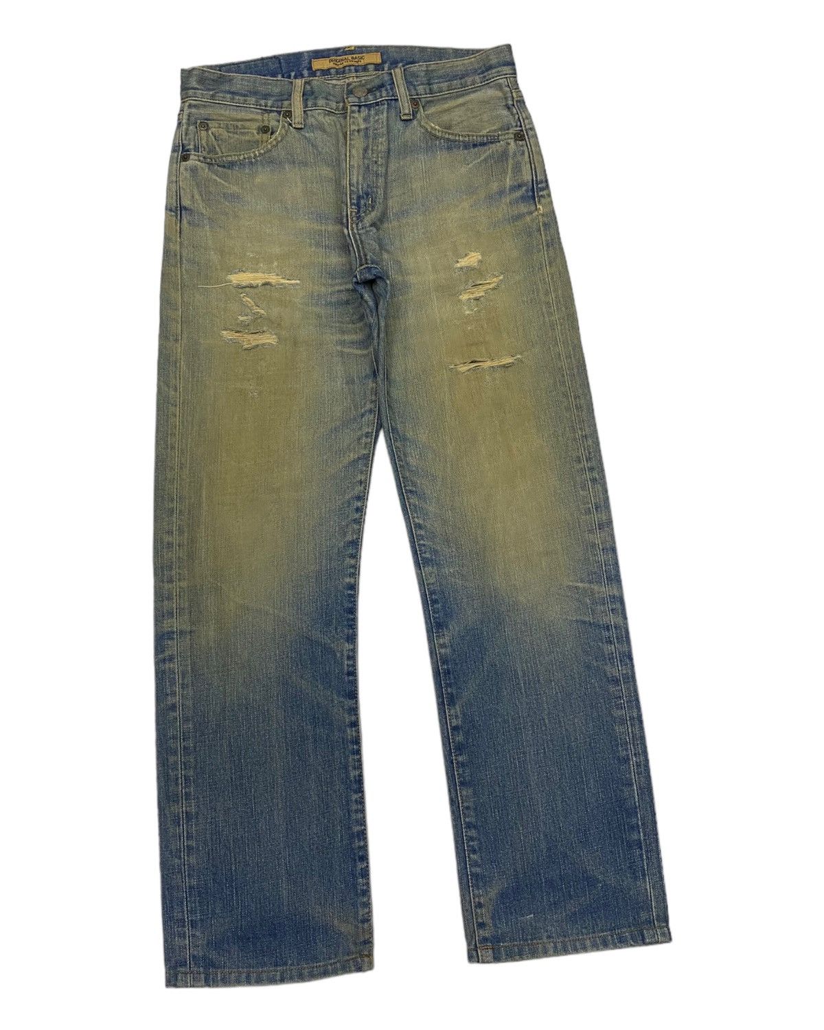 Undercover × Uniqlo VINTAGE UNIQLO JAPAN DISTRESSED DENIM UNDERCOVER STYLE Size US 31 - 2 Thumbnail