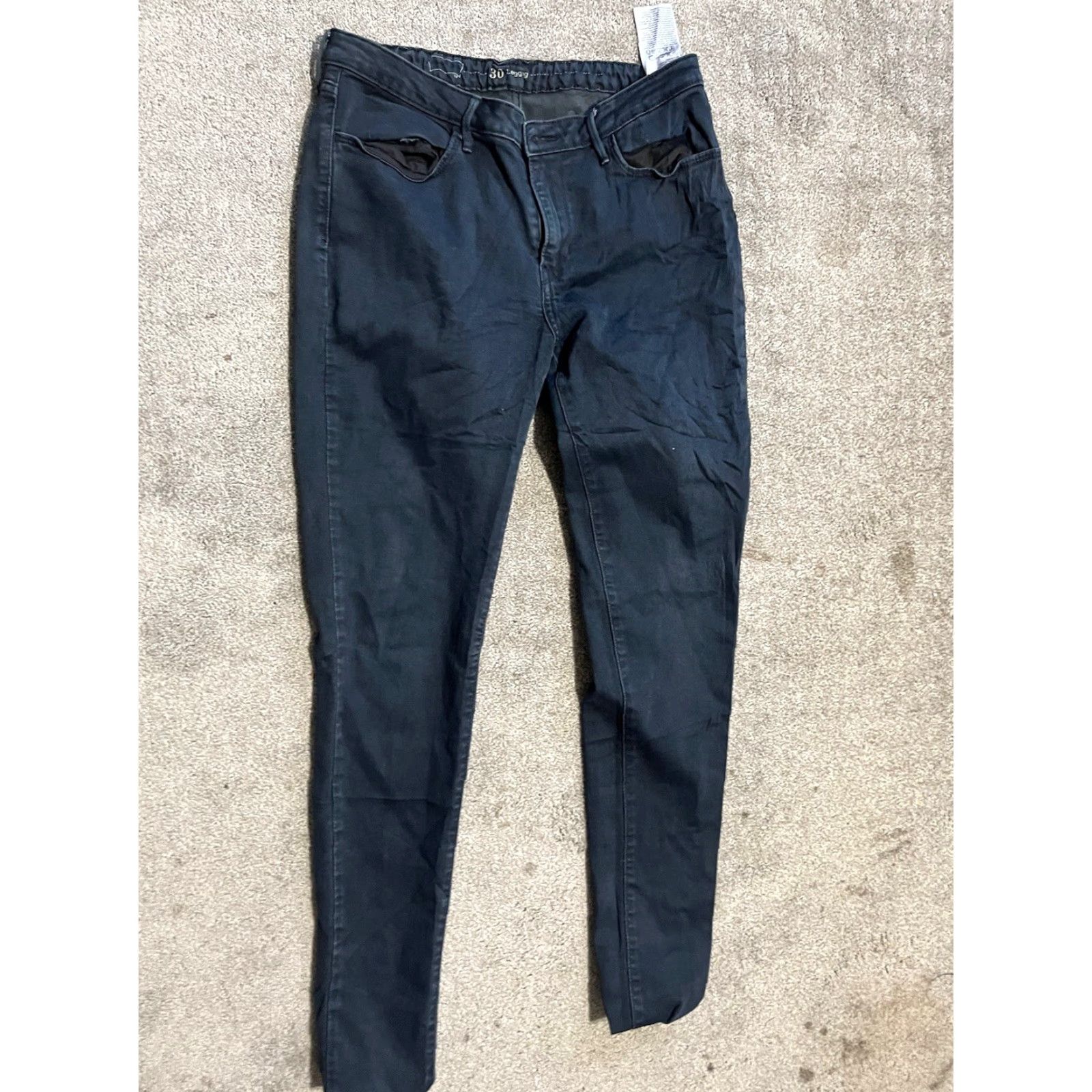 Levi's Levi's Blue Legging Skinny Jeans Junior's Size 30 Women Regular Denim Jeans City Modern Classic 30 in Inseam 30 Color Blue Womens Size 30" / US 8 / IT 44 - 3 Thumbnail