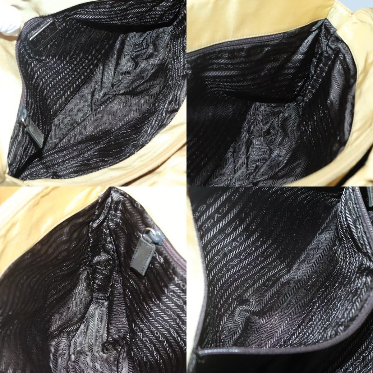 Prada PRADA Hand Bag Nylon Yellow Silver Size ONE SIZE - 12 Thumbnail