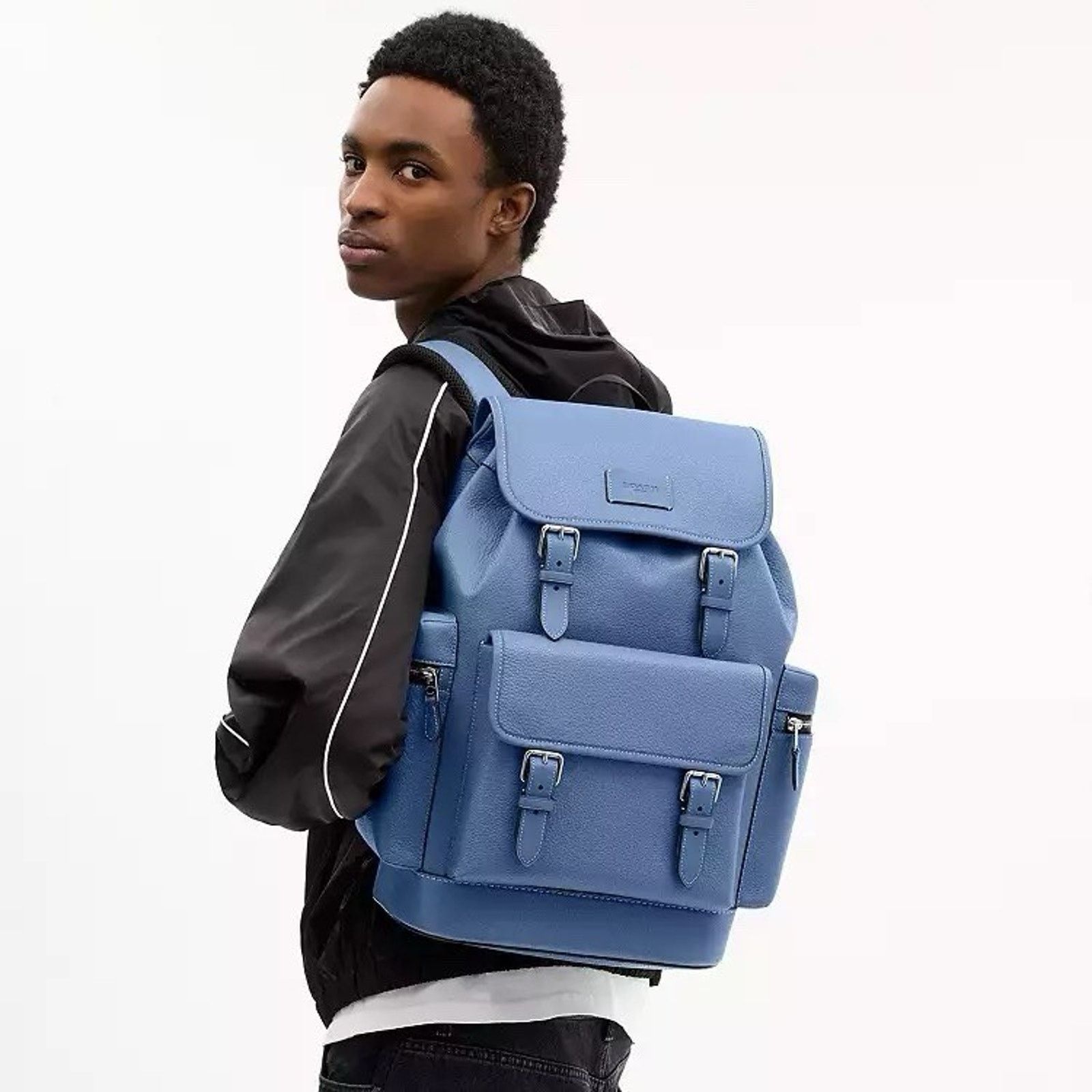 Coach NWT Coach MEN Sprint Backpack Colorblock CBI11 Light Denim Size ONE SIZE - 9 Thumbnail