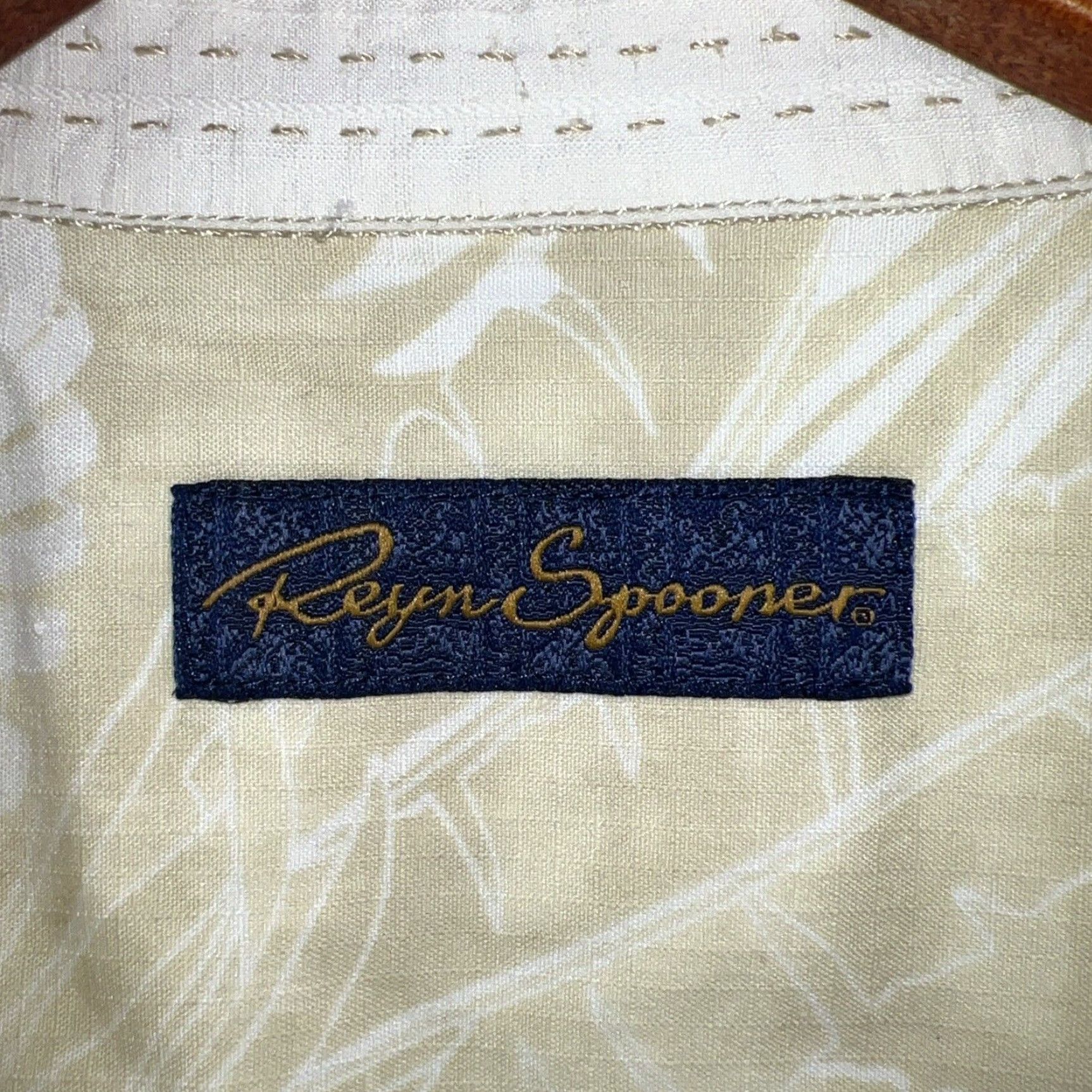 Reyn Spooner VINTAGE Reyn Spooner Hawaiian Shirt Mens L Short Sleeve Button-Up Yellow 24" Pit to Pit Mens Size US L / EU 52-54 / 3 - 3 Thumbnail