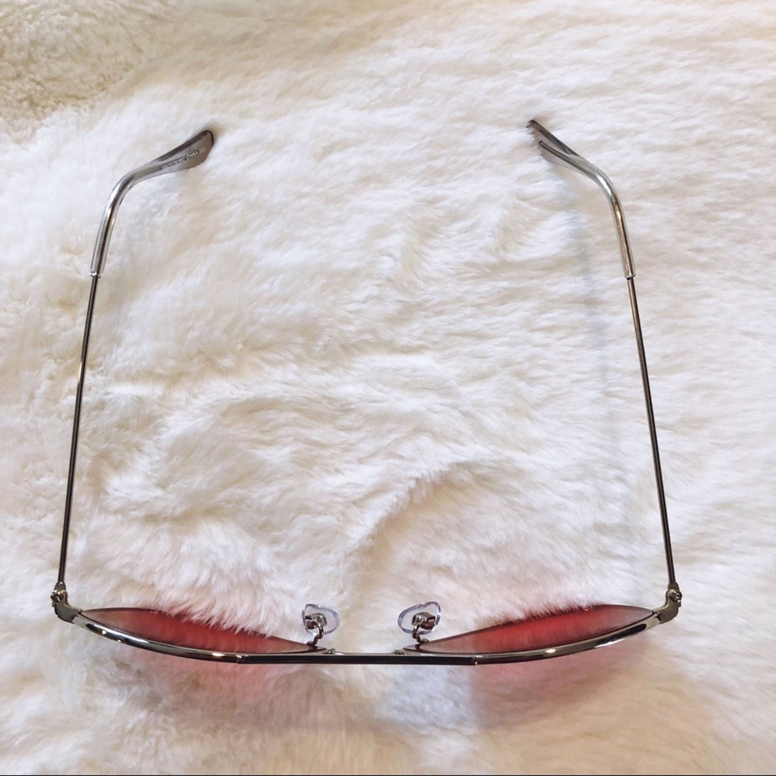 Other Rosalia Dark Pink Full Rim Aviator Sunglasses Size ONE SIZE - 4 Thumbnail