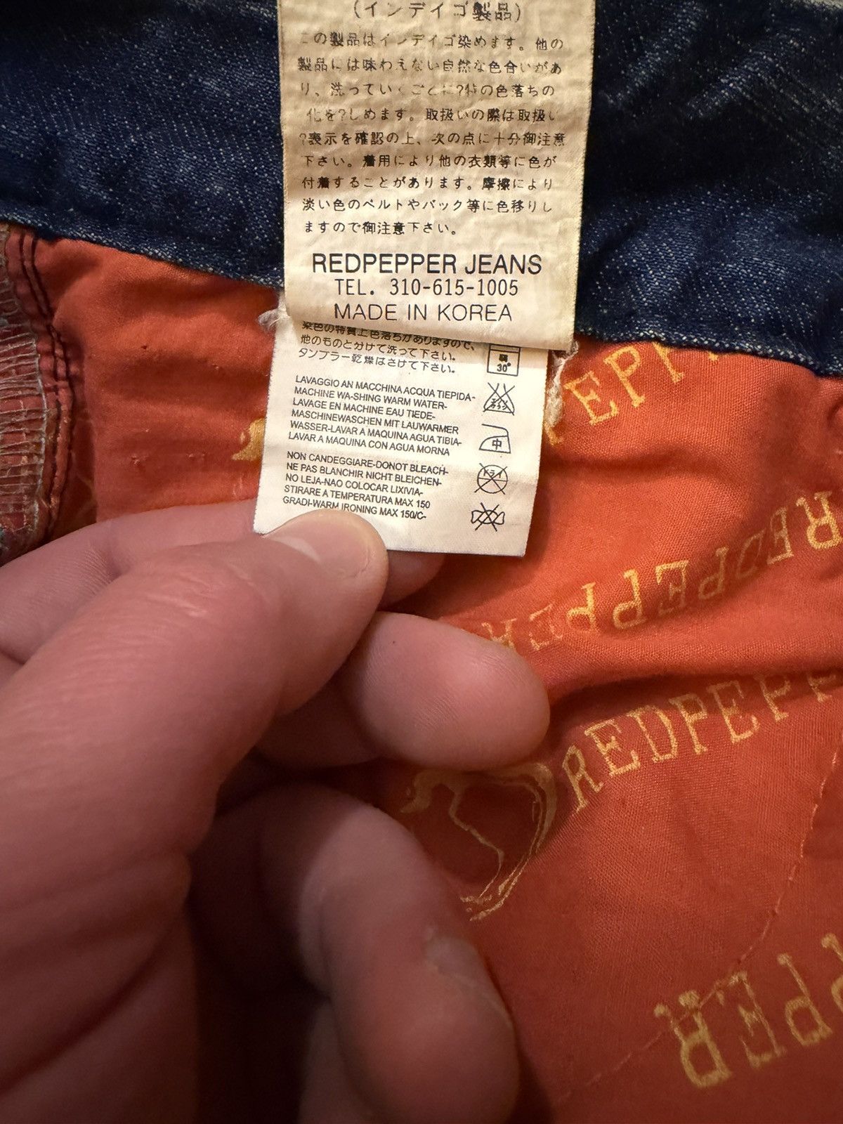 Other DENIM JEANS RED PEPPER Jeans Vintage Denim "INDIAN" Size 32 Size US 32 / EU 48 - 17 Thumbnail