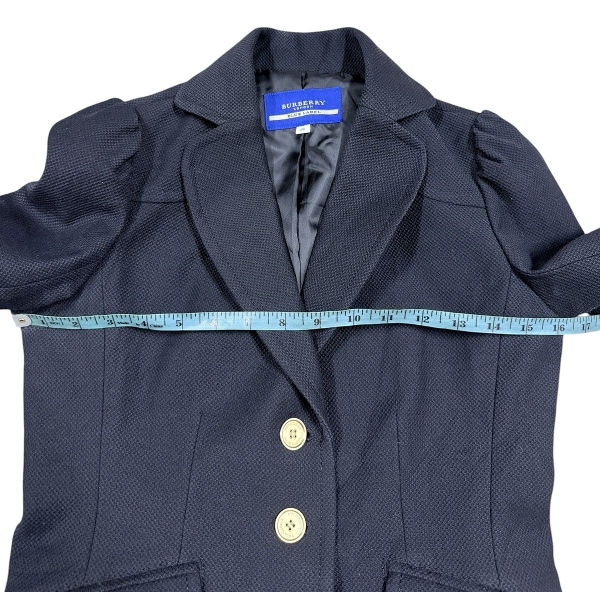 Burberry Burberry Blue Label Women Blazer Gold Hardware Size XS / US 0-2 / IT 36-38 - 12 Thumbnail