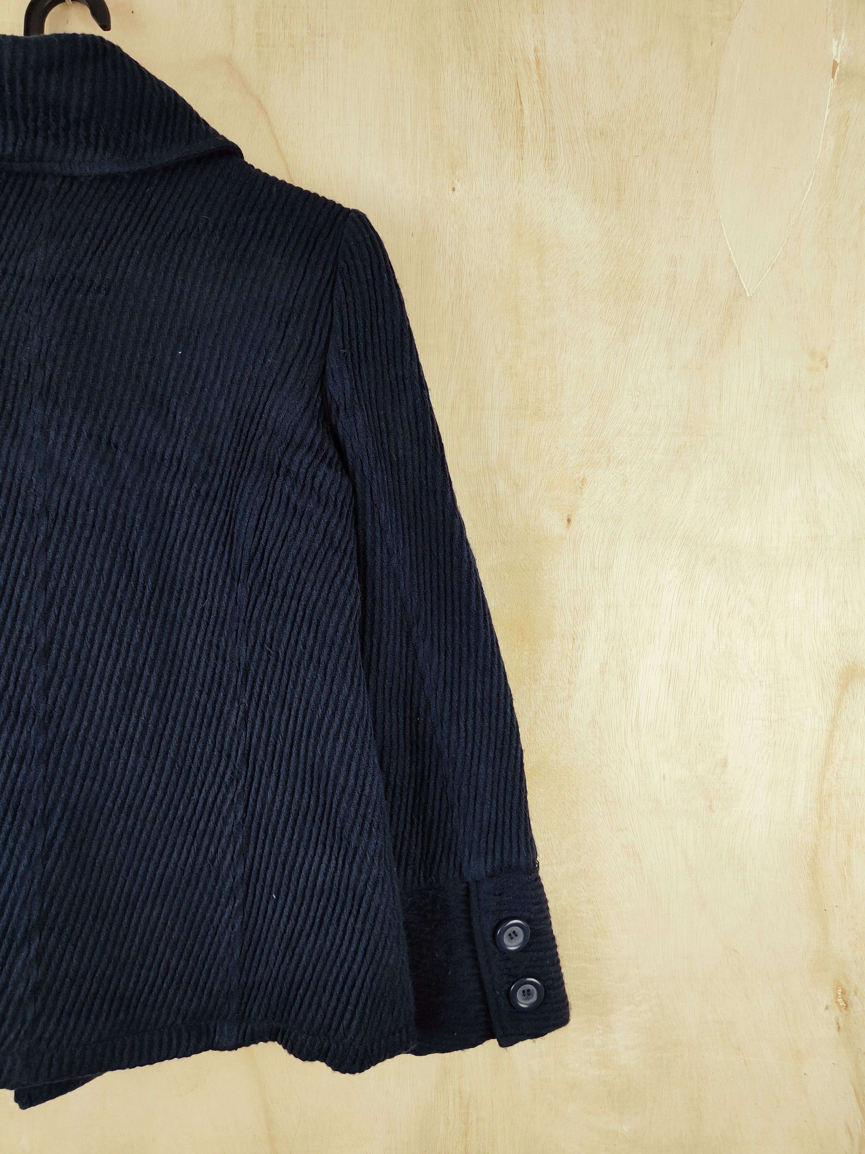 Vintage Retro DESIGN BY Qtop Dark Blue Jackets Size S / US 4 / IT 40 - 10 Thumbnail