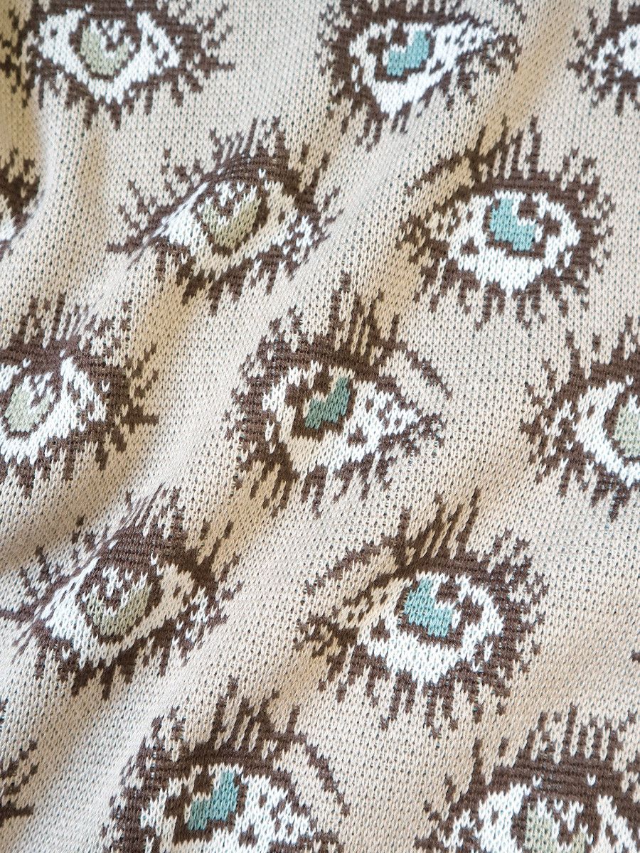 Kapital Kapital Jacquard Knit SPEAKEASY Vintage Sweater Beige Size 3 Size US L / EU 52-54 / 3 - 7 Thumbnail