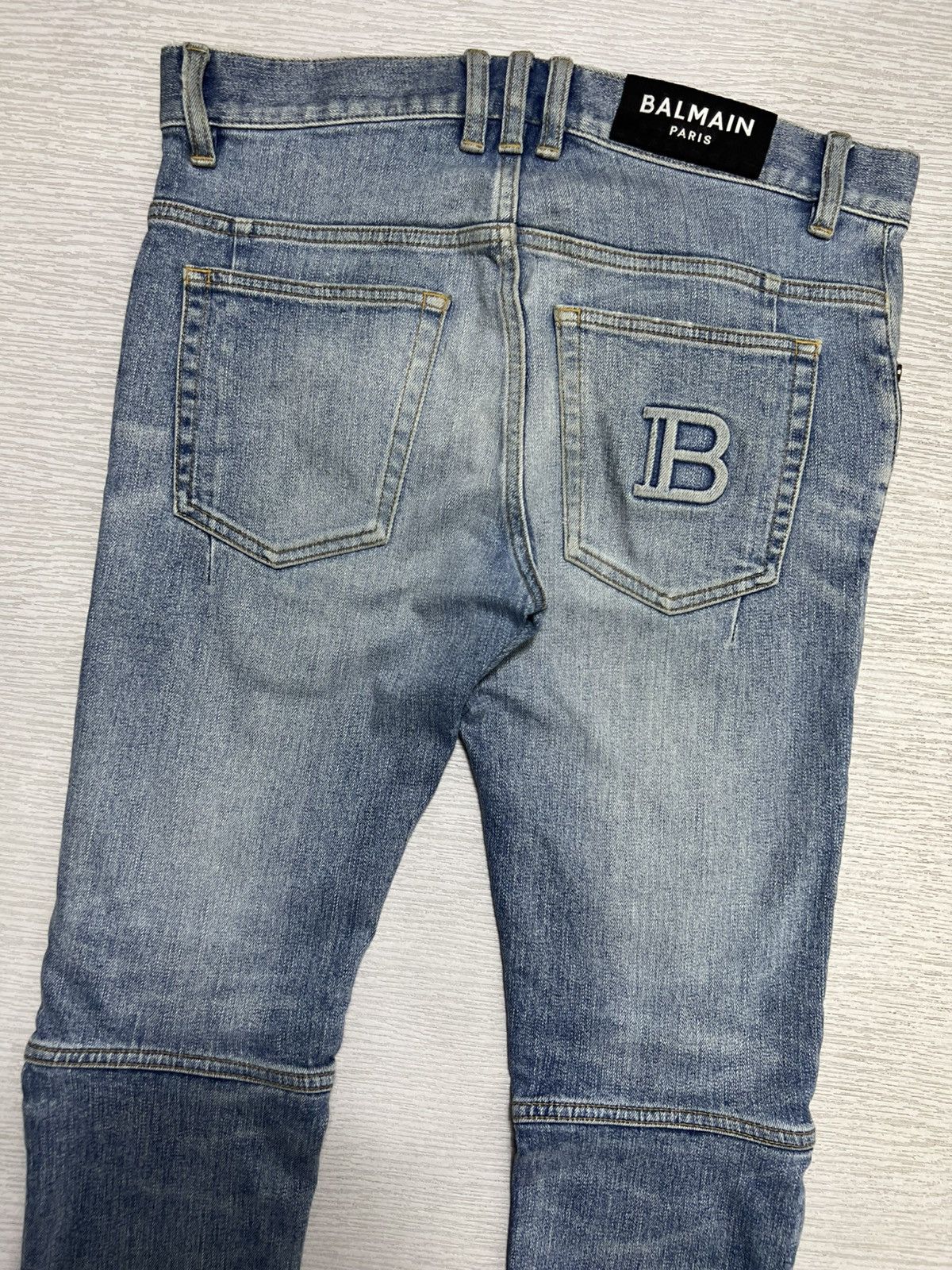 Balmain Balmain - S/S ‘21 - Embossed Logo Skinny Jeans Size US 30 / EU 46 - 11 Thumbnail