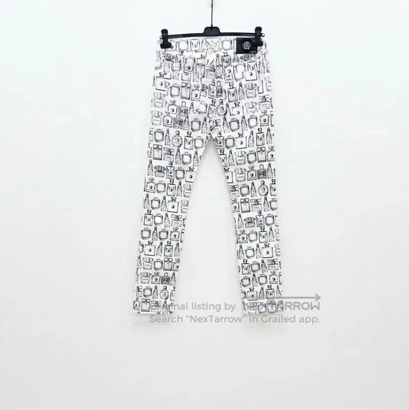 Versace Versace White Denim Casual Pants for Men . Size US 26 / EU 42 - 2 Thumbnail