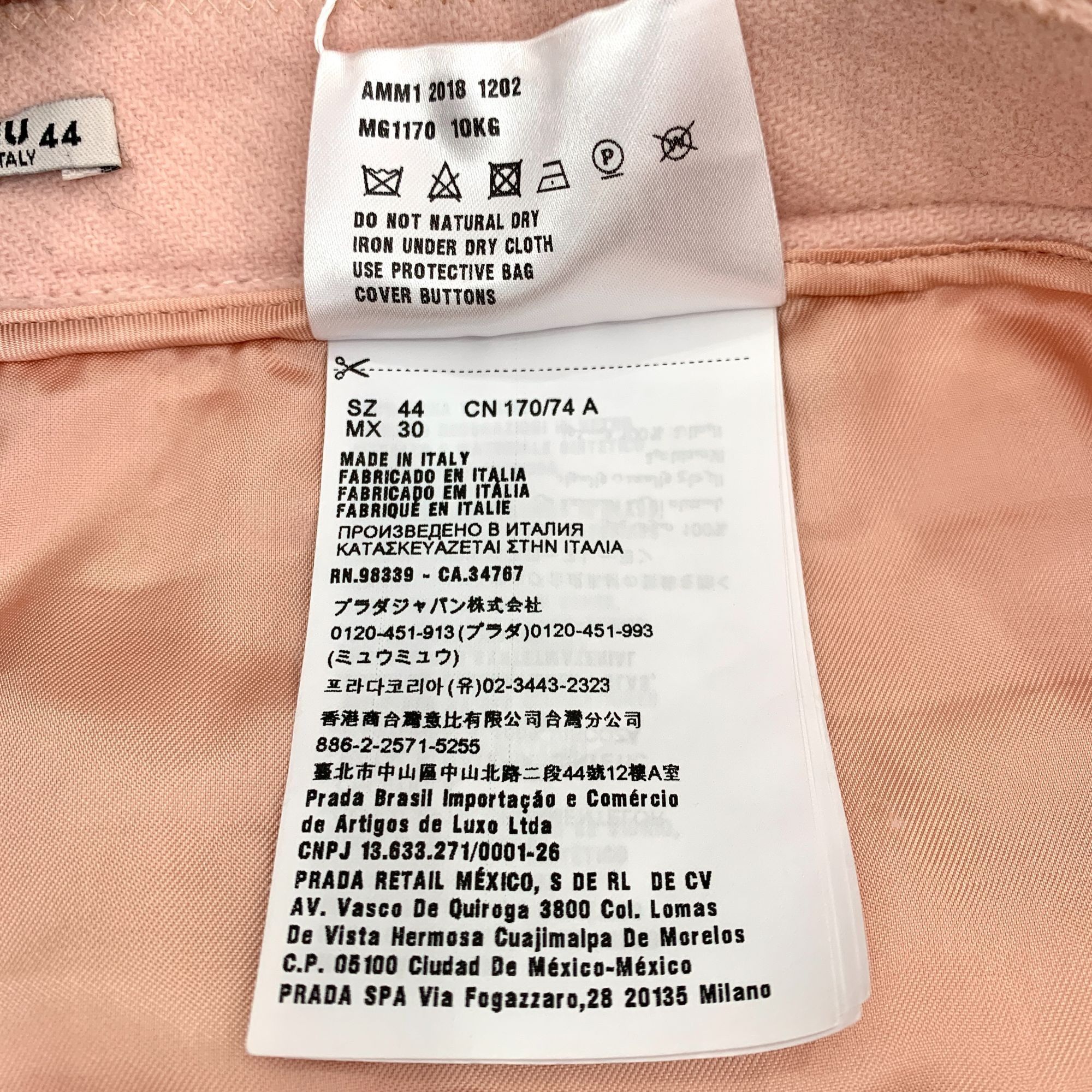Miu Miu Miu Miu A-Line Wool Blend Mini Skirt With Contrast Pocket Size 32" / US 10 / IT 46 - 8 Thumbnail