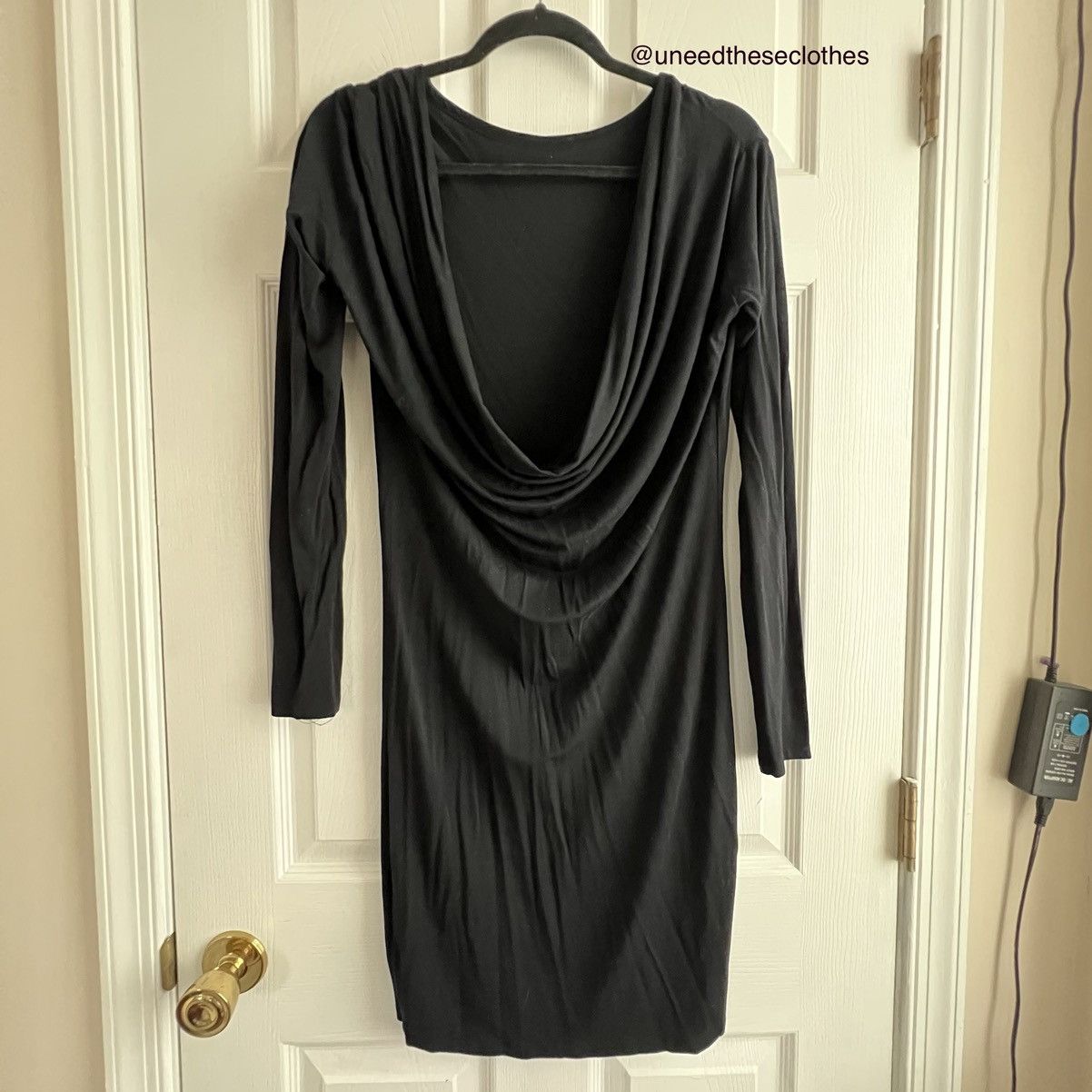 MM6 Maison Martin Margiela Draped Dress Size M / US 6-8 / IT 42-44 - 1 Thumbnail
