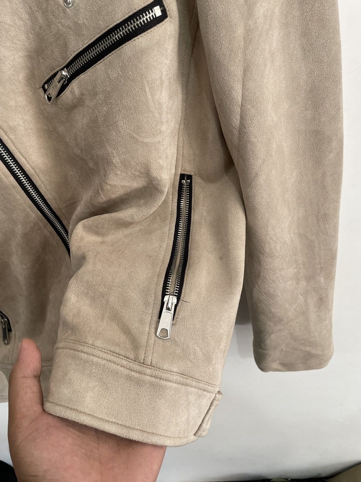Undercover 2000s perfecto asymetric velvet japan jacket lgb style Size US S / EU 44-46 / 1 - 5 Thumbnail
