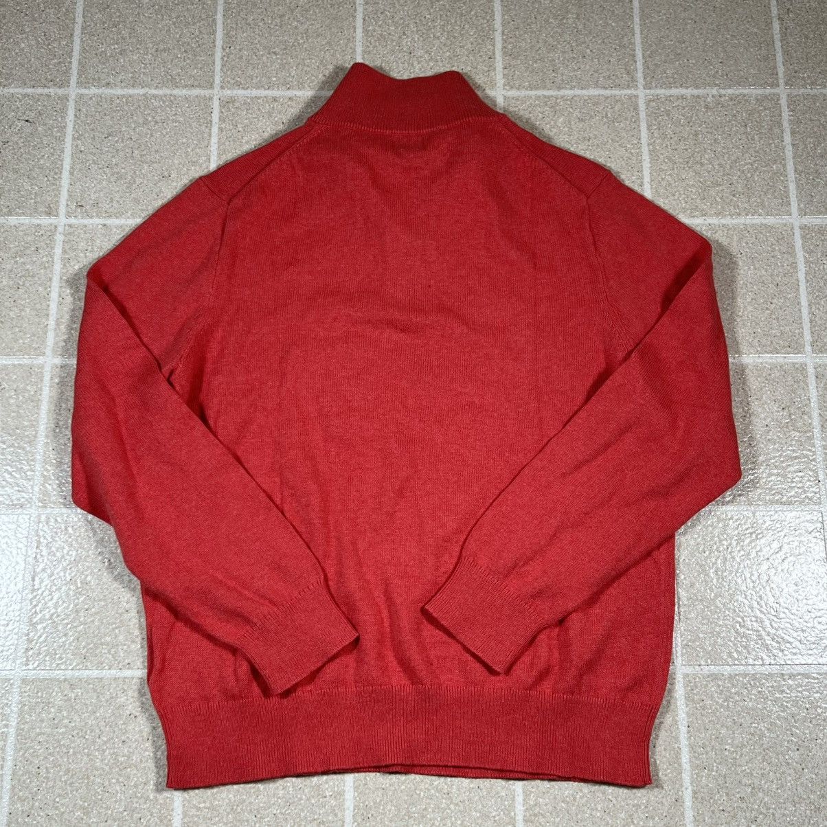 J.Crew J Crew Quarter 1/4 Zip Sweater sz L Salmon Pink Orange Size US L / EU 52-54 / 3 - 3 Thumbnail